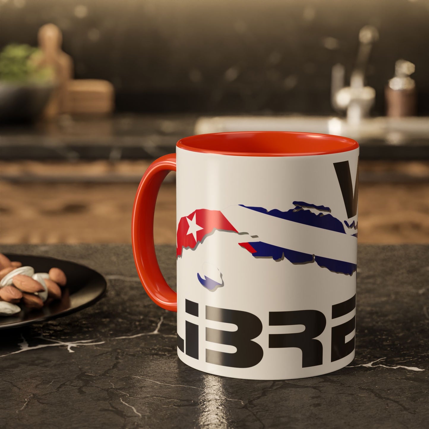 Viva Cuba Libre Patriótica Taza