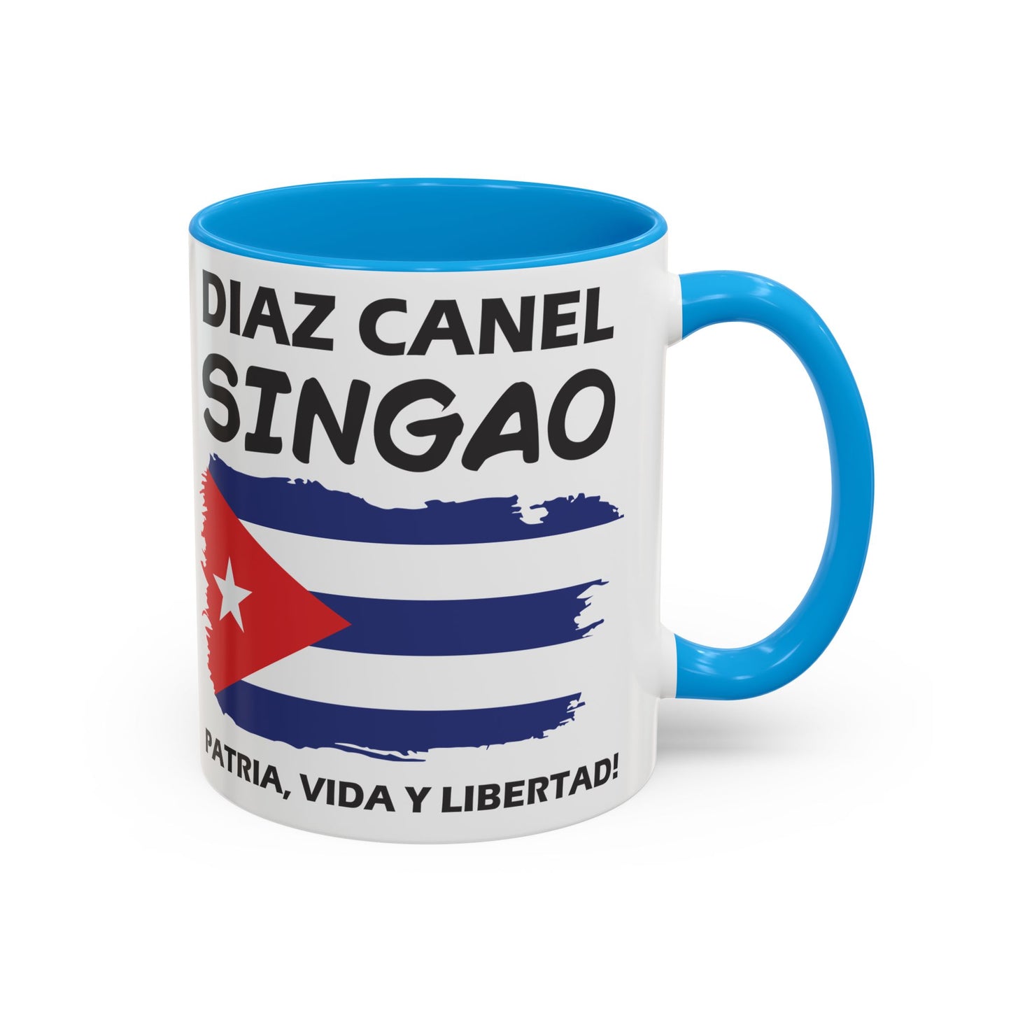 Díaz-Canel Singao Patriótica Taza