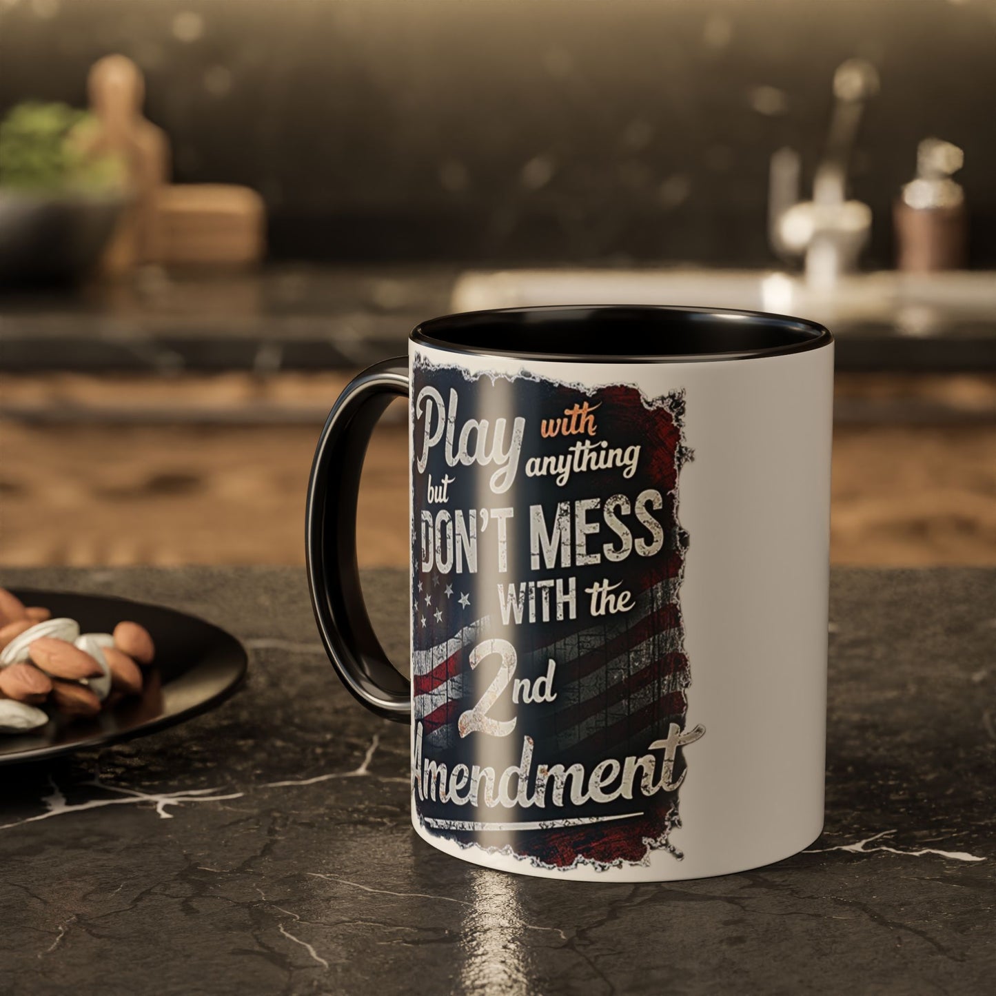 Don't Mess with the 2nd Amendment Patriotic Coffee Mug
