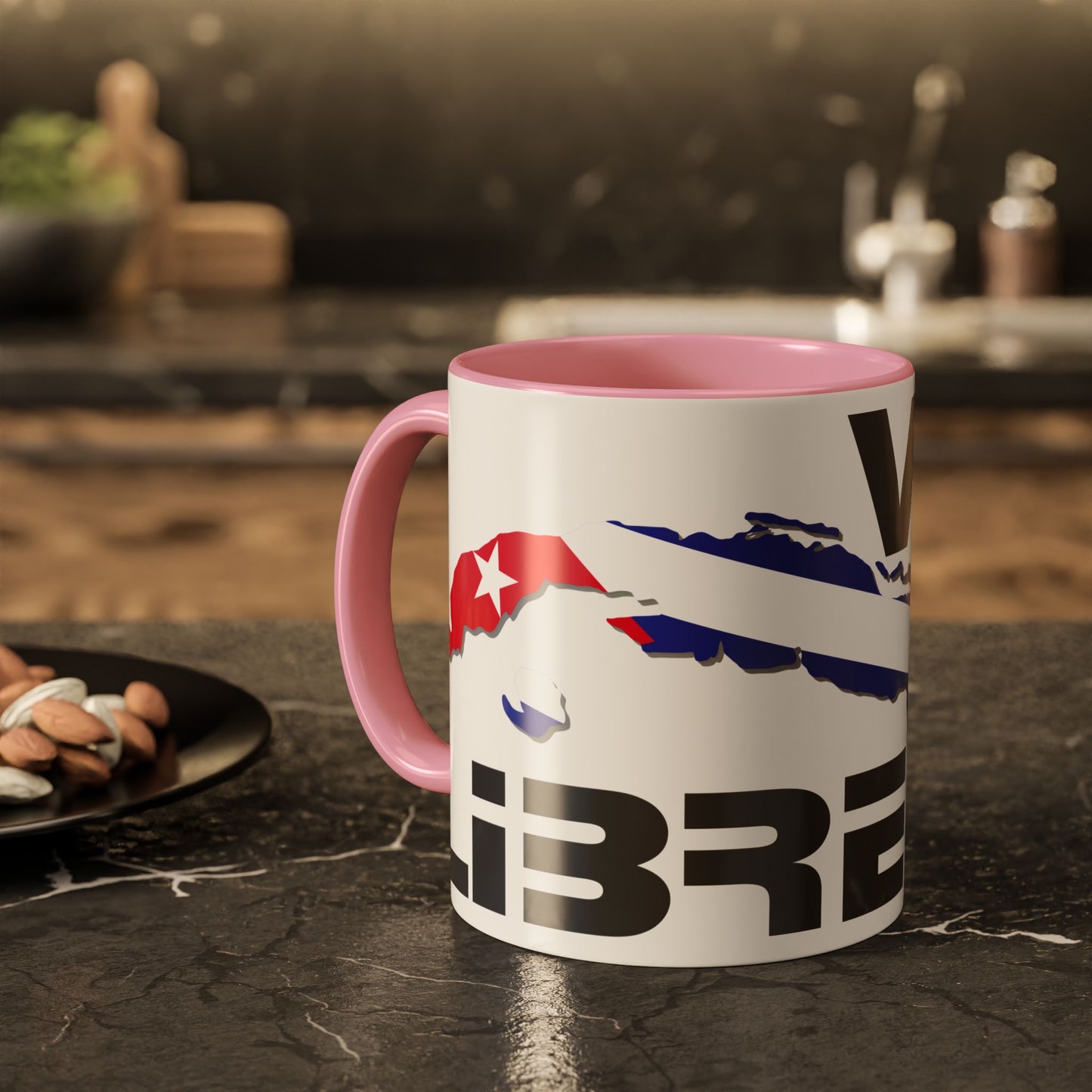 Viva Cuba Libre Patriótica Taza