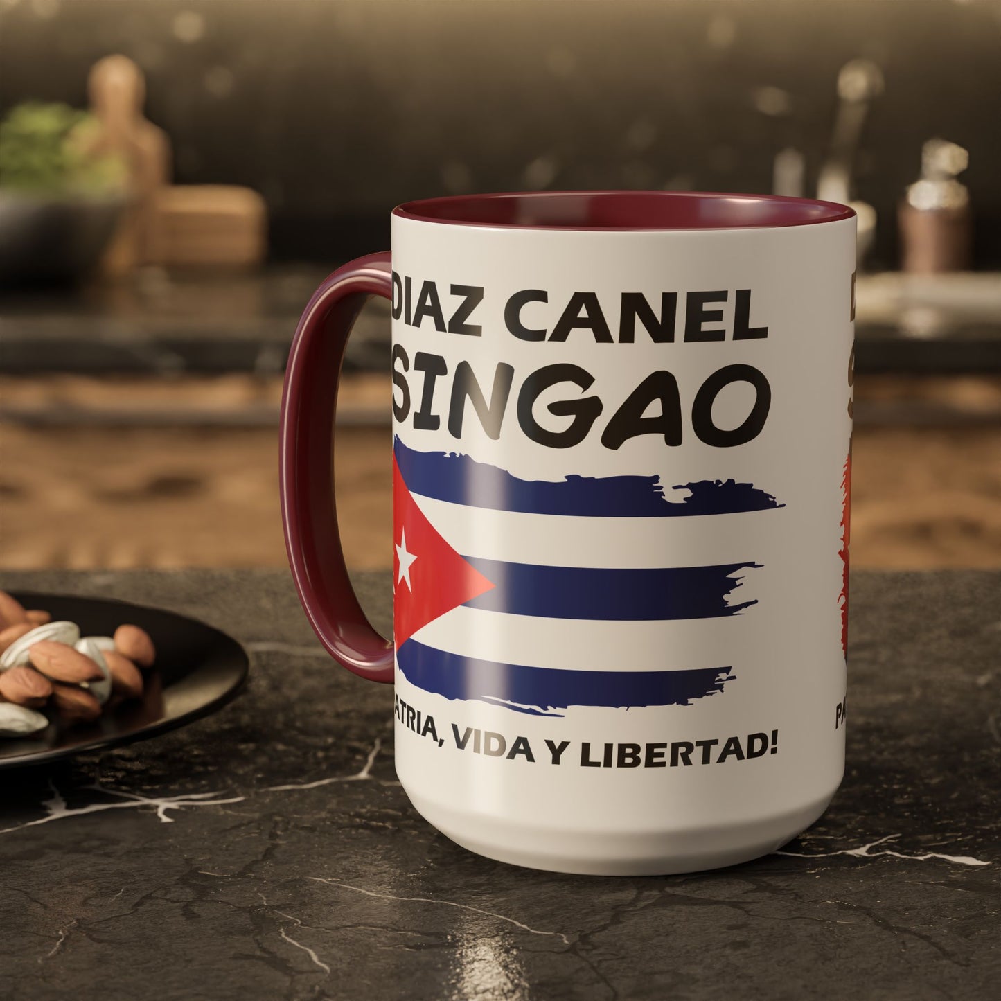 Díaz-Canel Singao Patriótica Taza