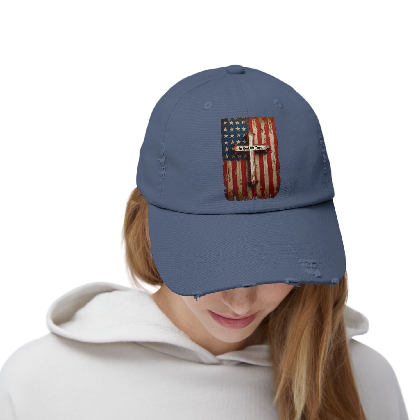 In God We Trust Patriotic Printed Hat