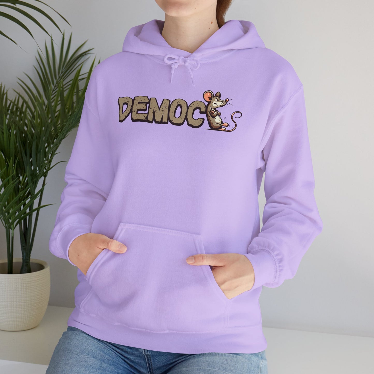 Democ-Rat Funny Political Hoodie