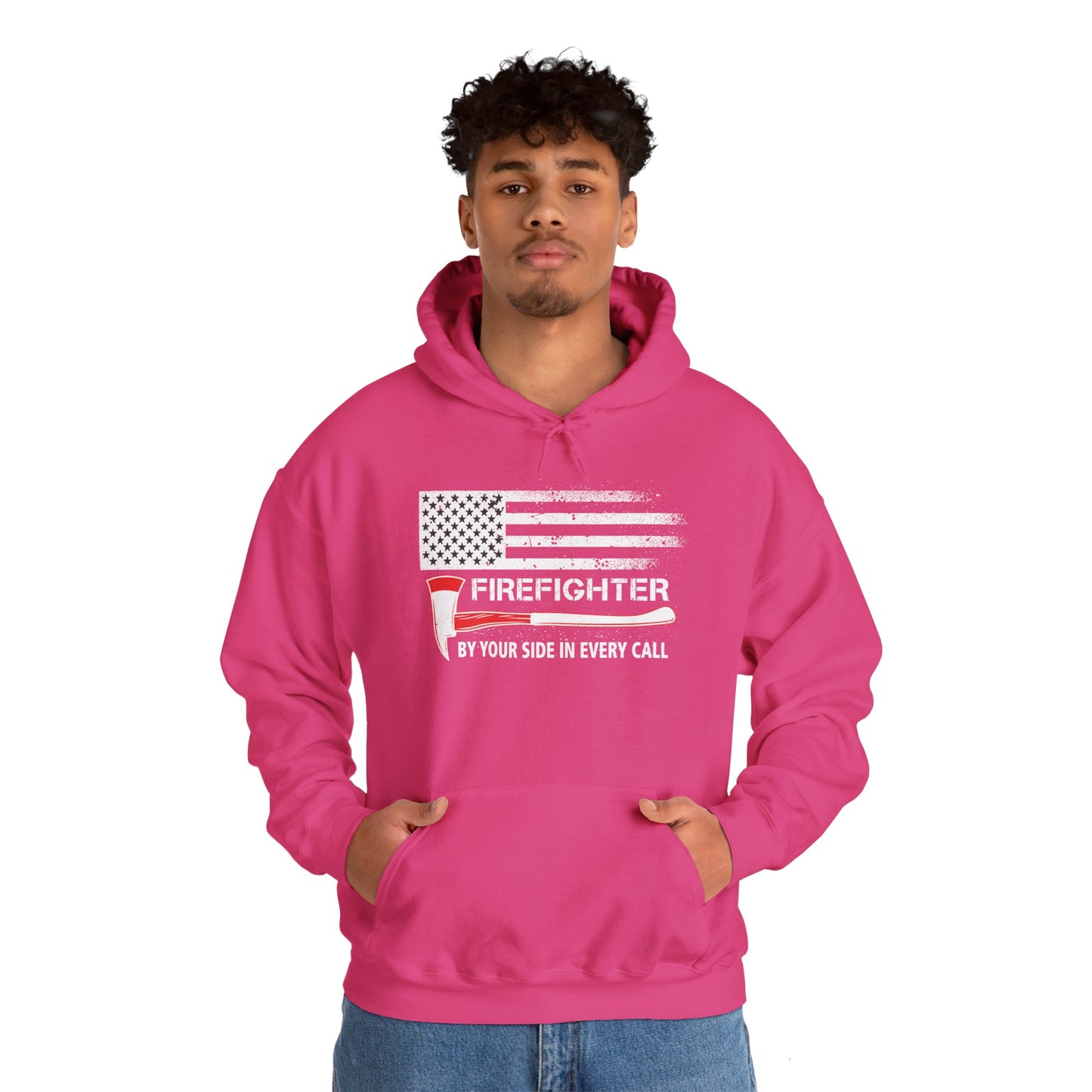 Firefighter Pride Hoodie – By Your Side in Every Call