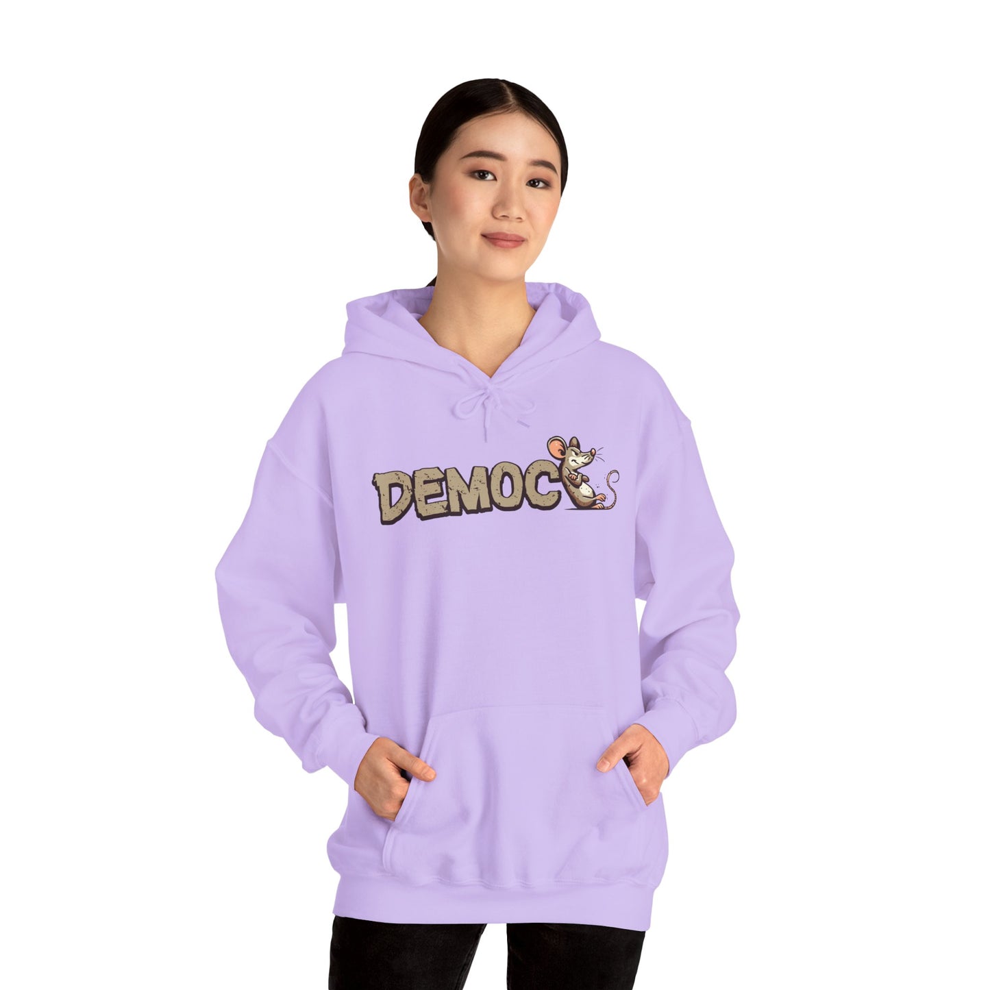 Democ-Rat Funny Political Hoodie