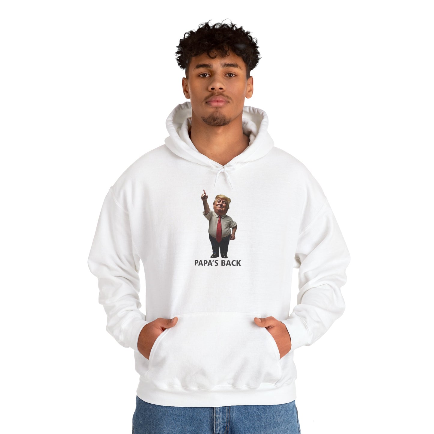 Papa's Back Patriotic Hoodie