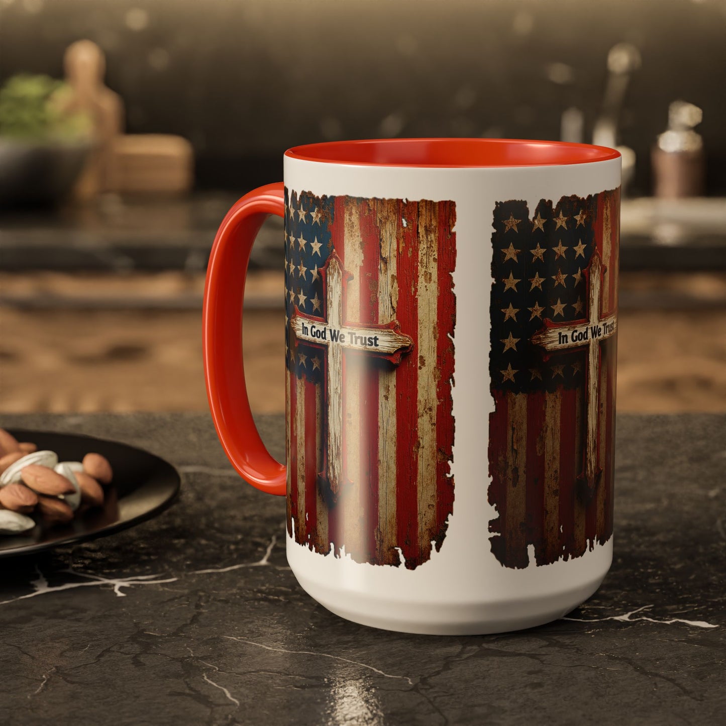 In God We Trust Patriotic Coffee Mug