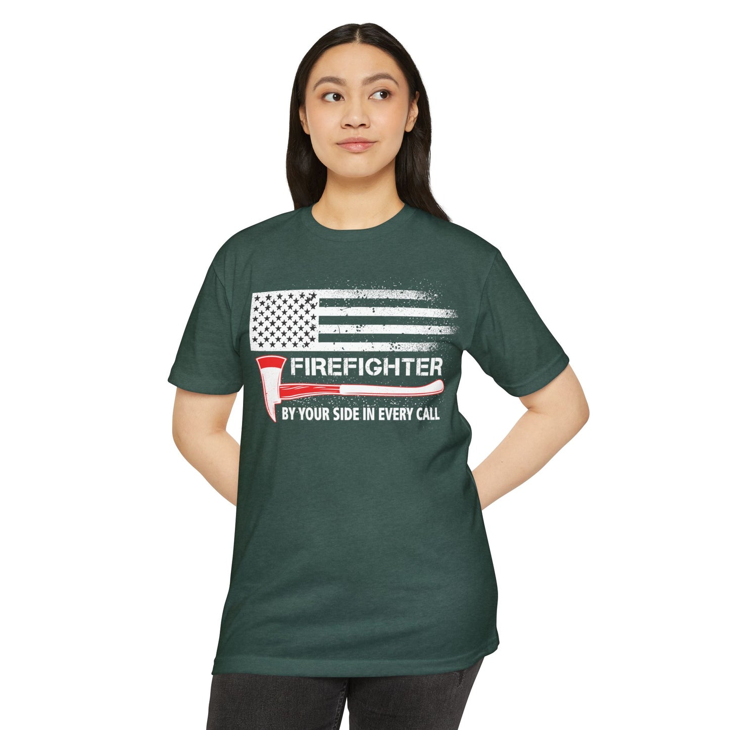 Firefighter Pride T-Shirt – By Your Side in Every Call