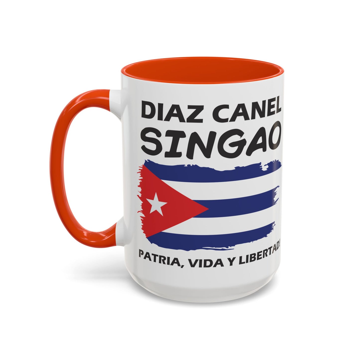 Díaz-Canel Singao Patriótica Taza