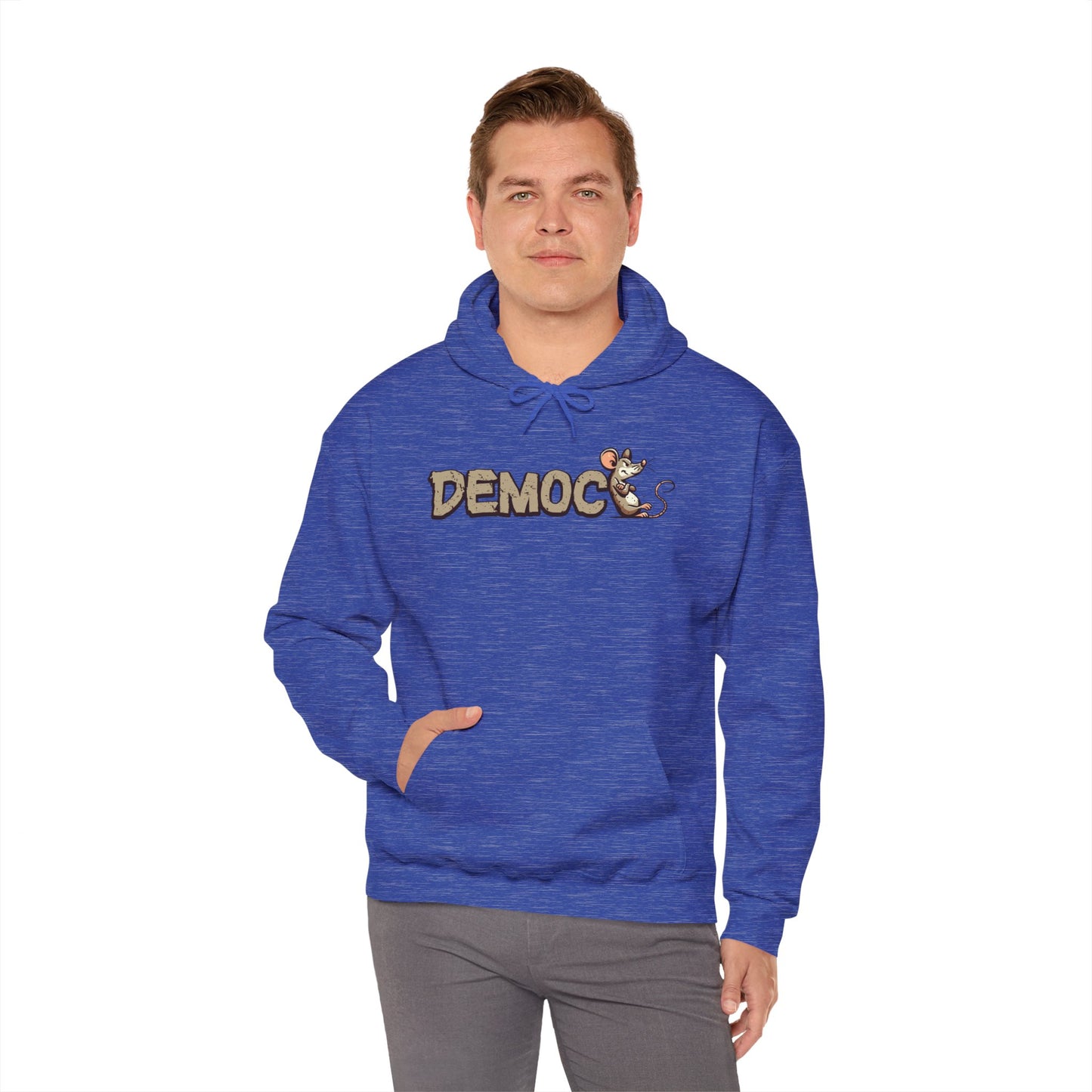 Democ-Rat Funny Political Hoodie