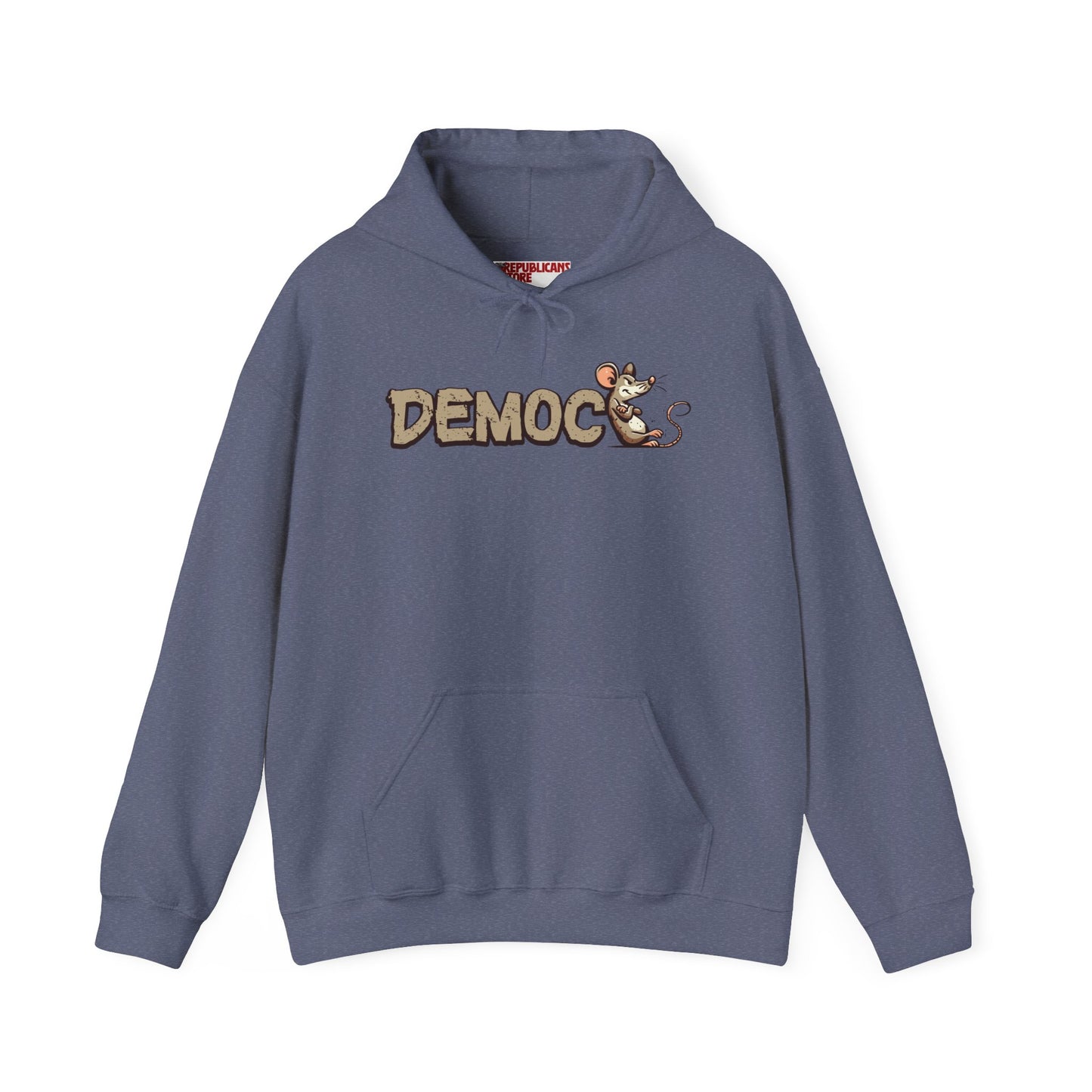 Democ-Rat Funny Political Hoodie