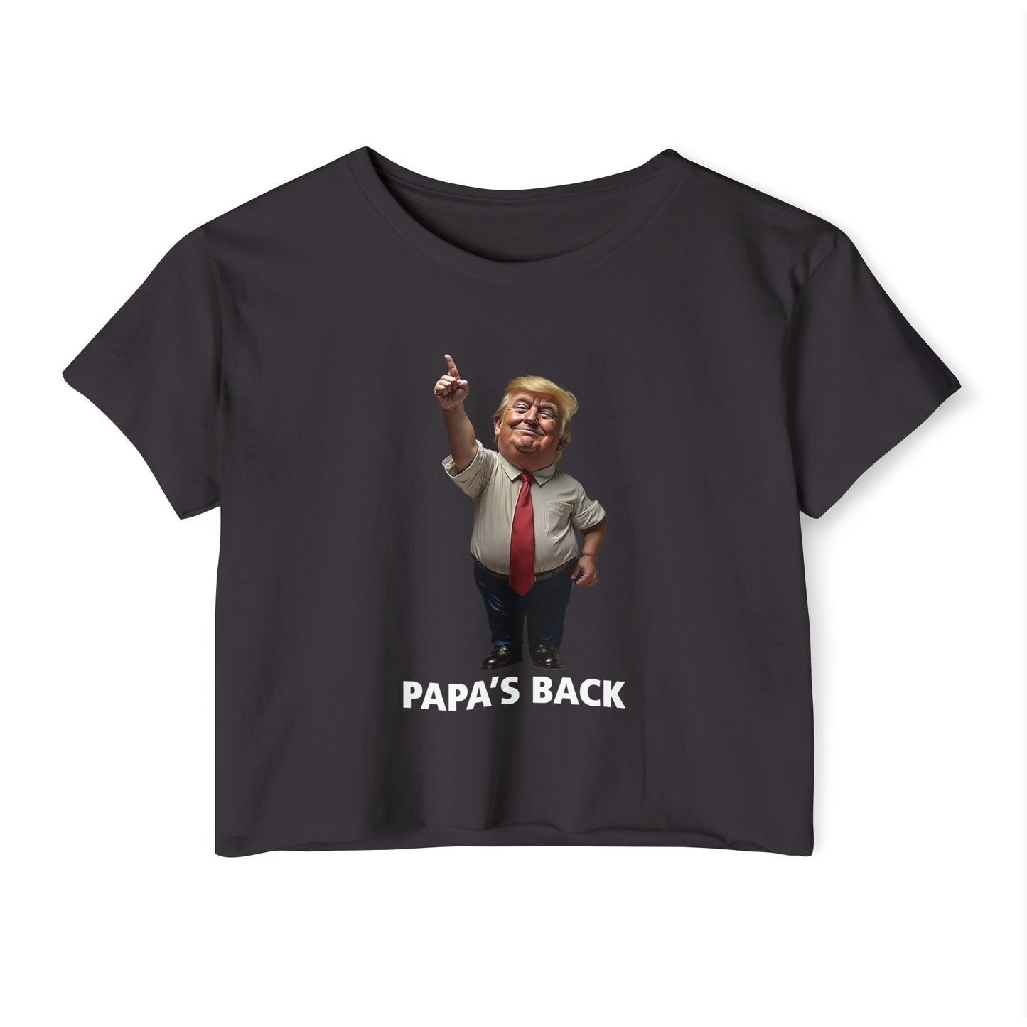 Papa's Back Patriotic Crop Top