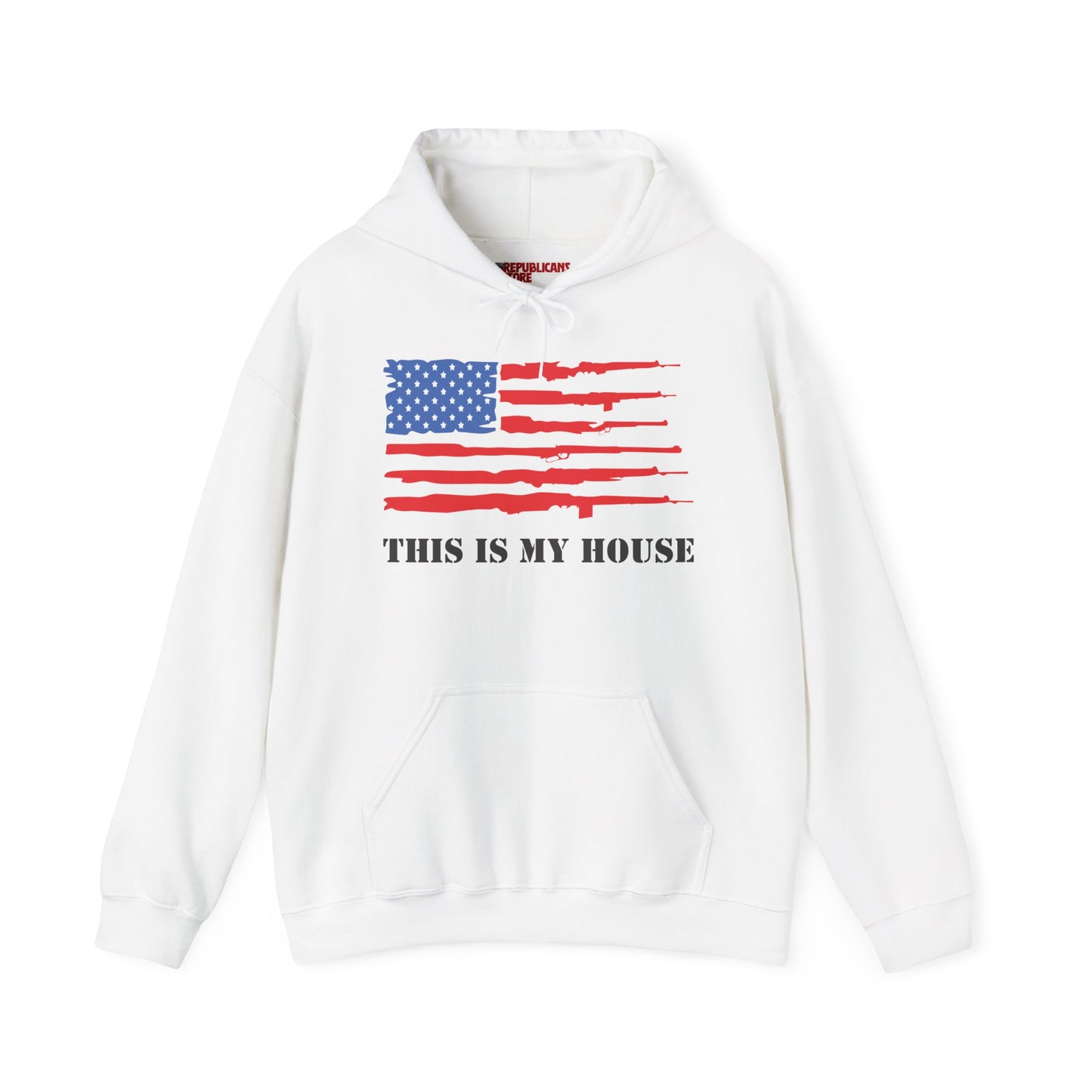 This Is My House Patriotic Hooded Sweatshirt