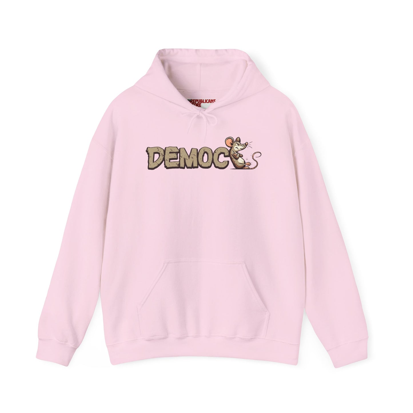 Democ-Rat Funny Political Hoodie