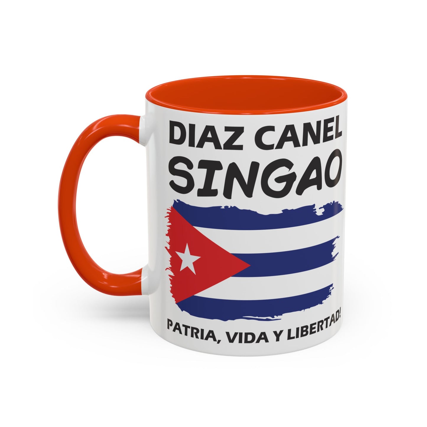 Díaz-Canel Singao Patriótica Taza