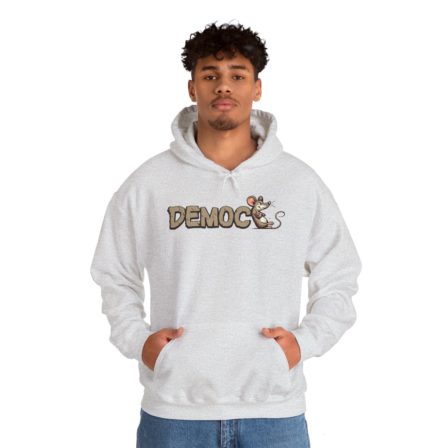 Democ-Rat Funny Political Hoodie