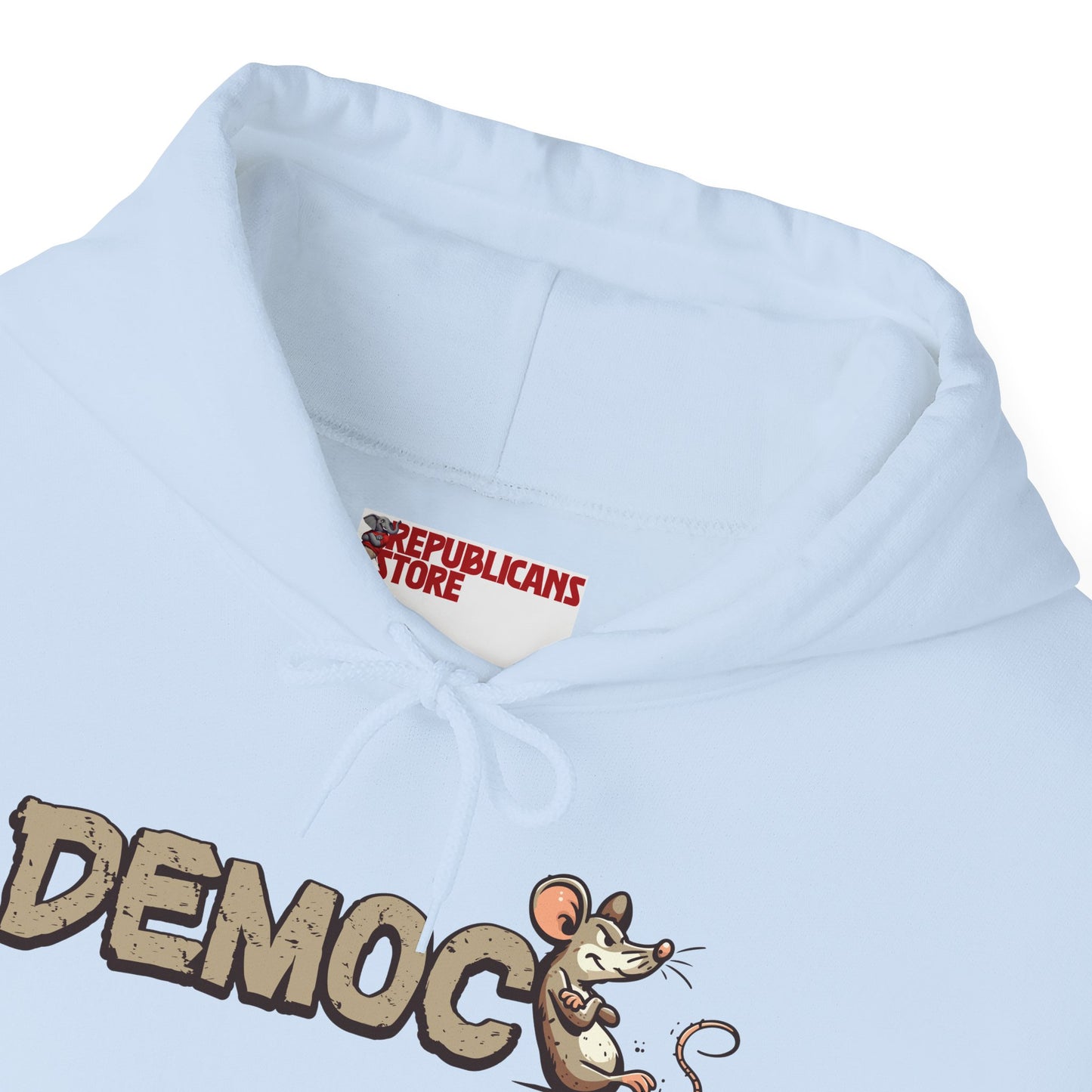 Democ-Rat Funny Political Hoodie