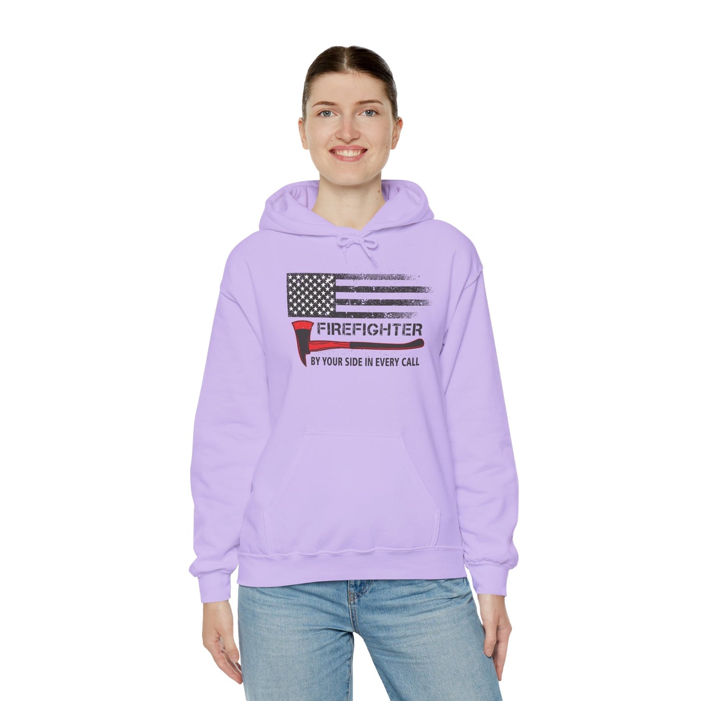 Firefighter Pride Hoodie – By Your Side in Every Call
