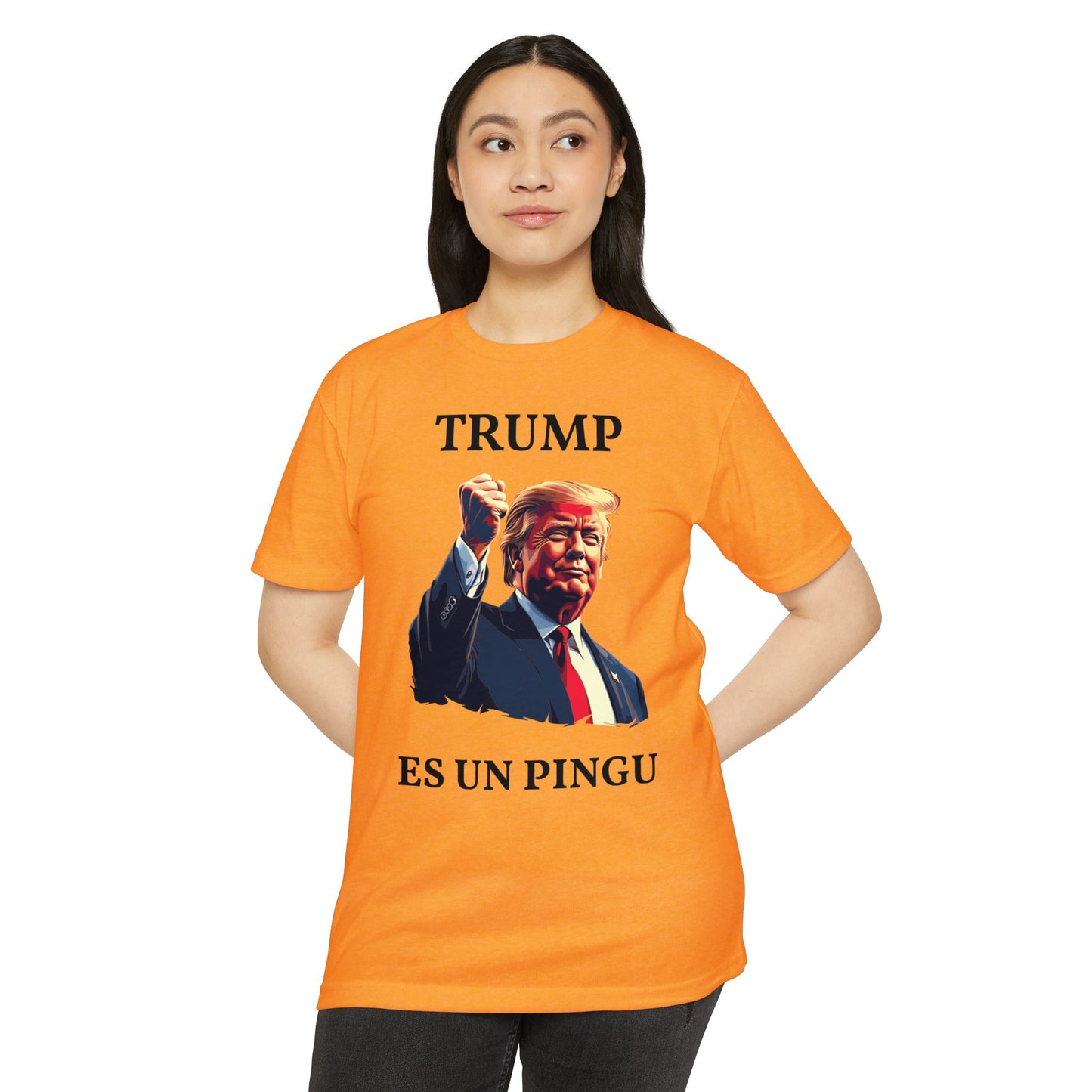 Trump es un Pingú Patriótica Camiseta