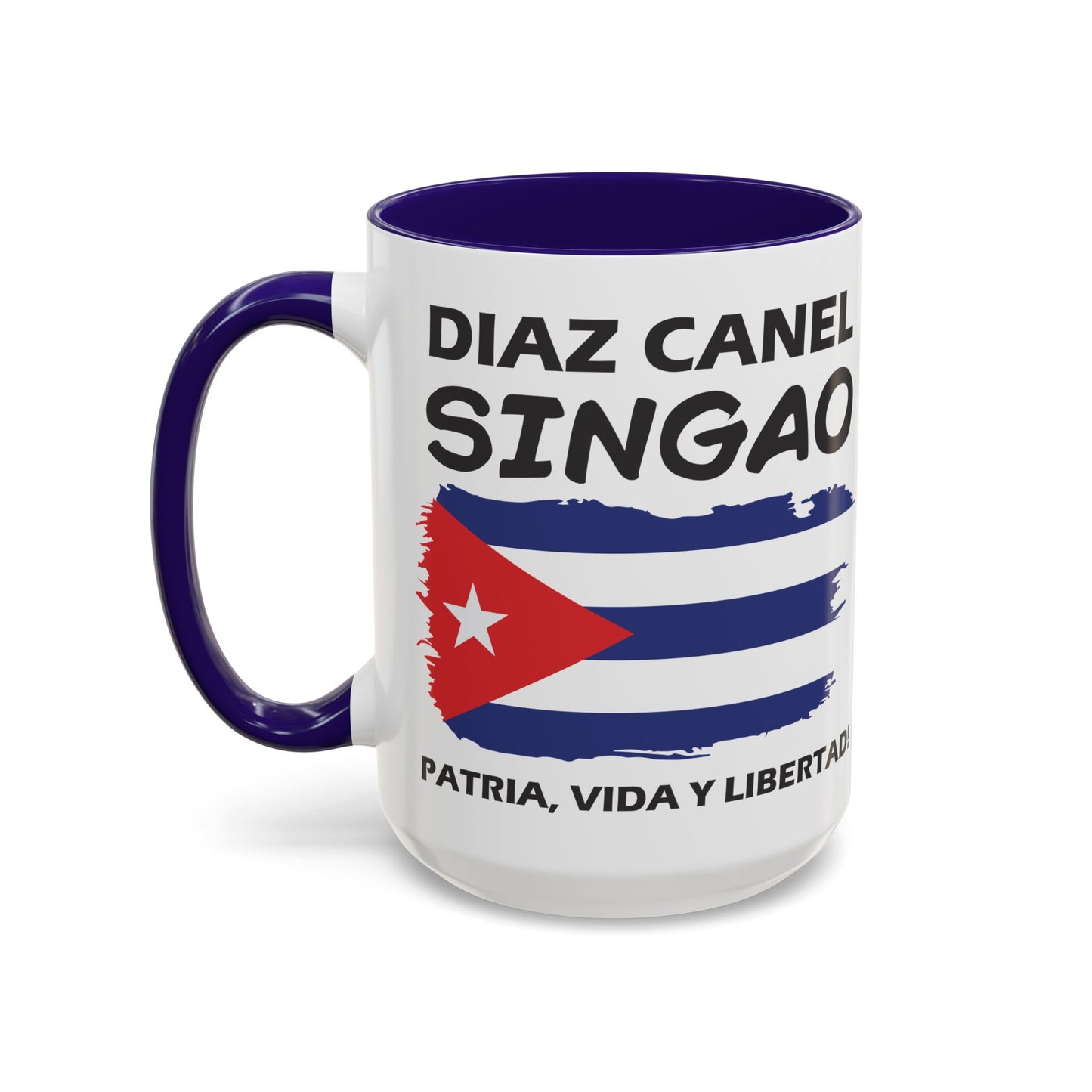 Díaz-Canel Singao Patriótica Taza