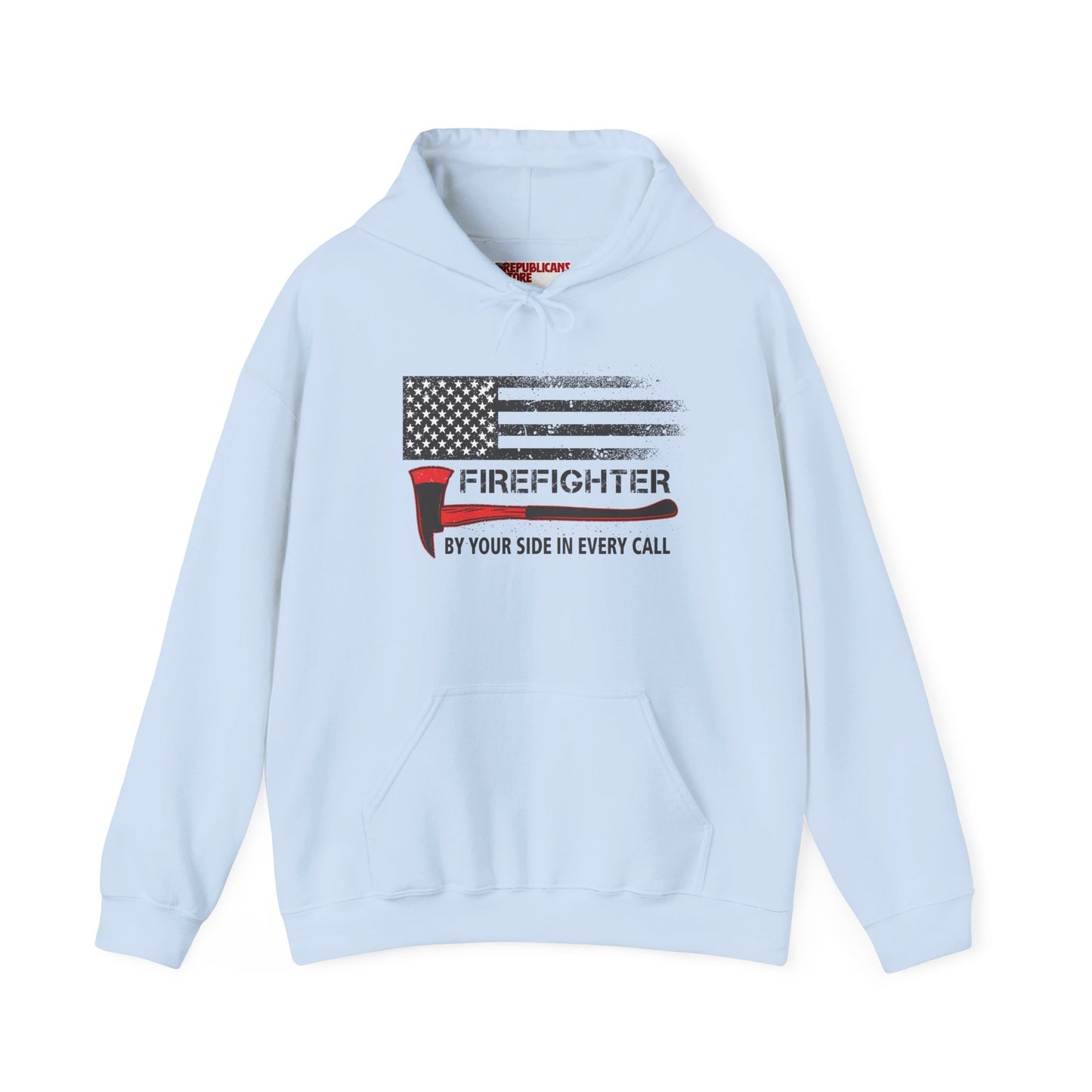Firefighter Pride Hoodie – By Your Side in Every Call