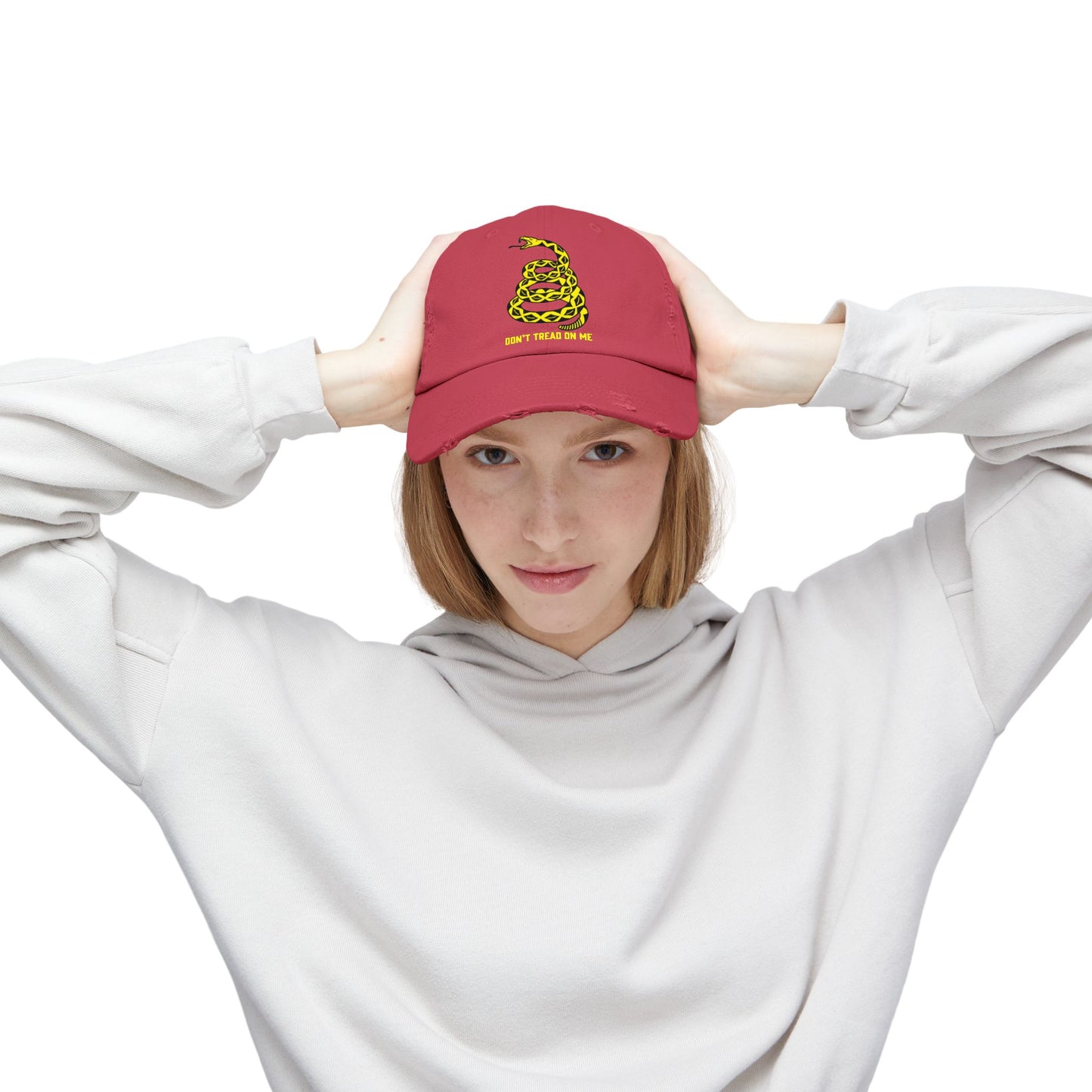 Don't Tread on Me Patriotic Printed Hat