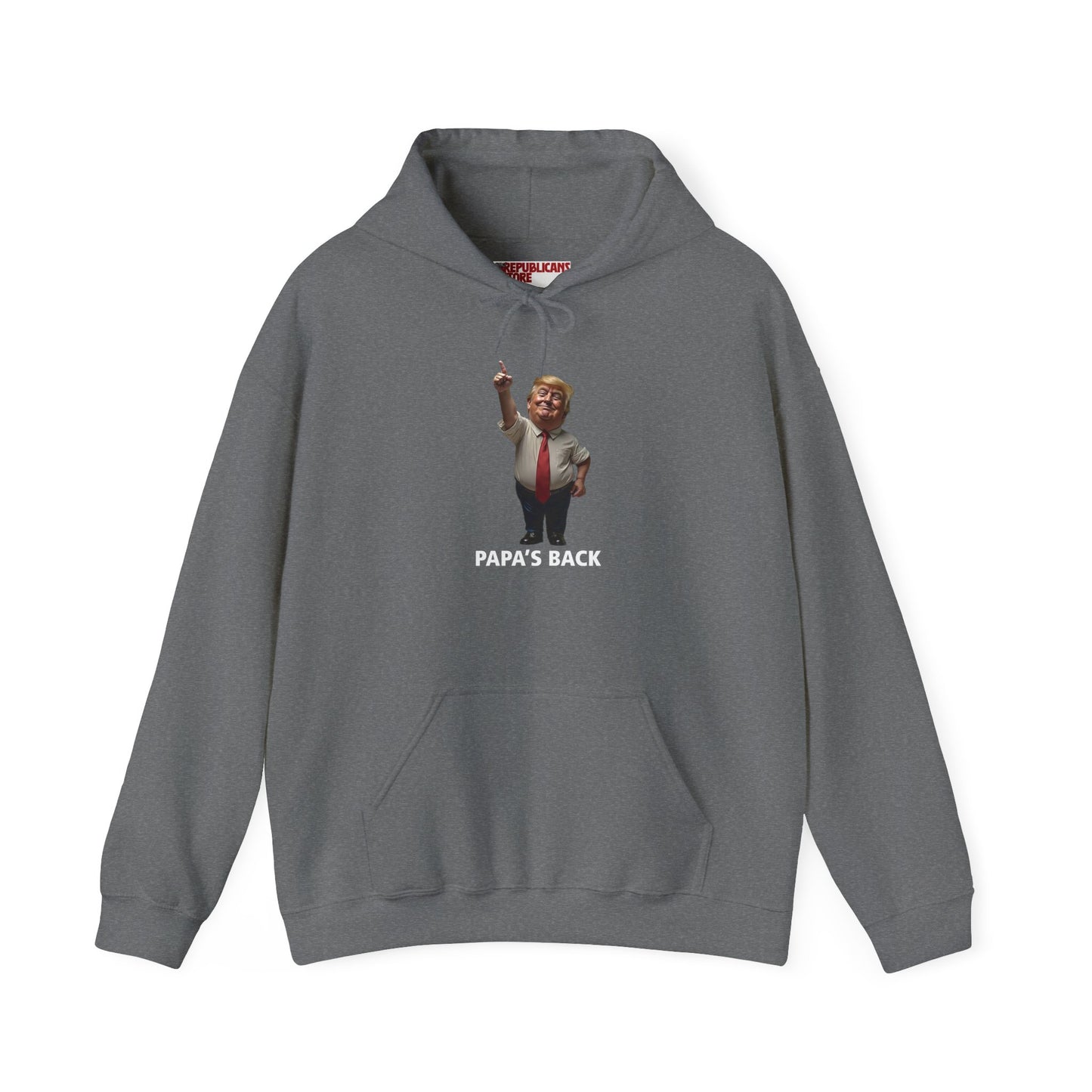 Papa's Back Patriotic Hoodie