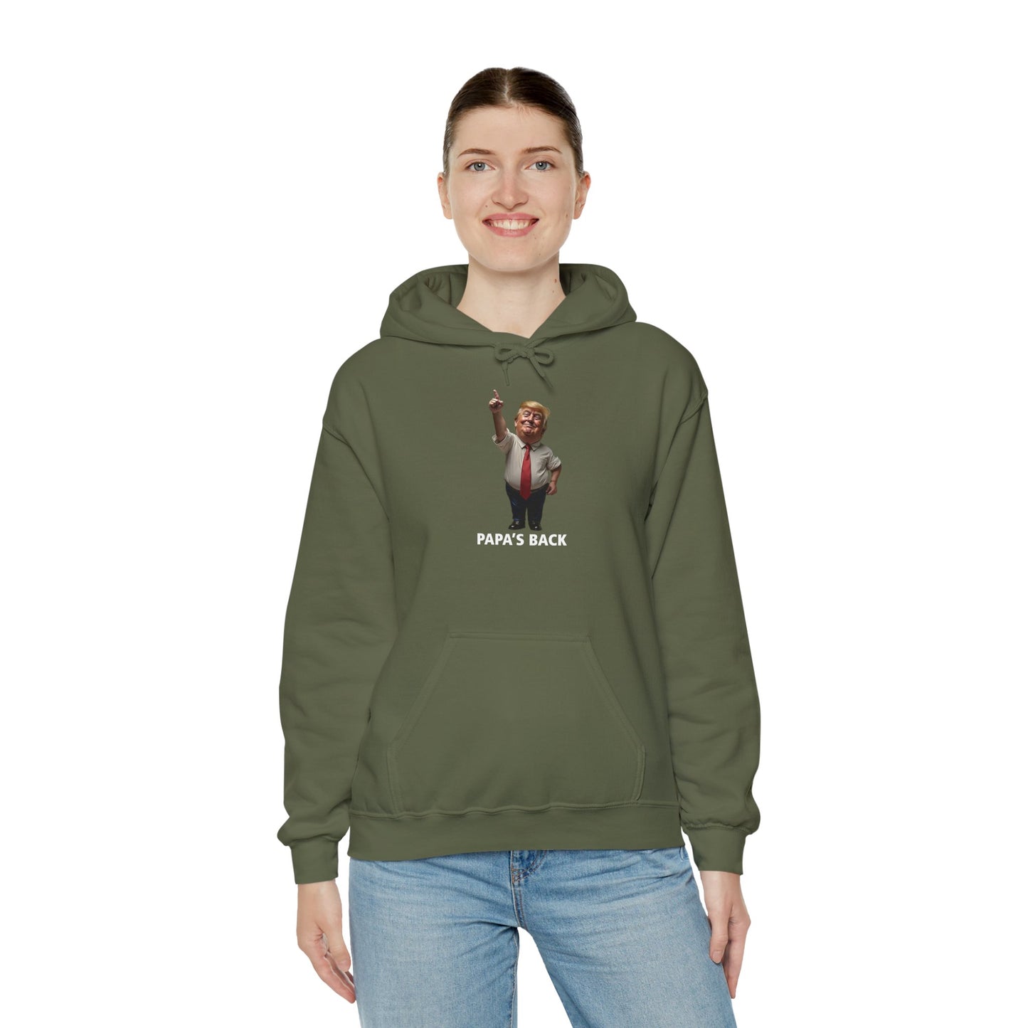 Papa's Back Patriotic Hoodie