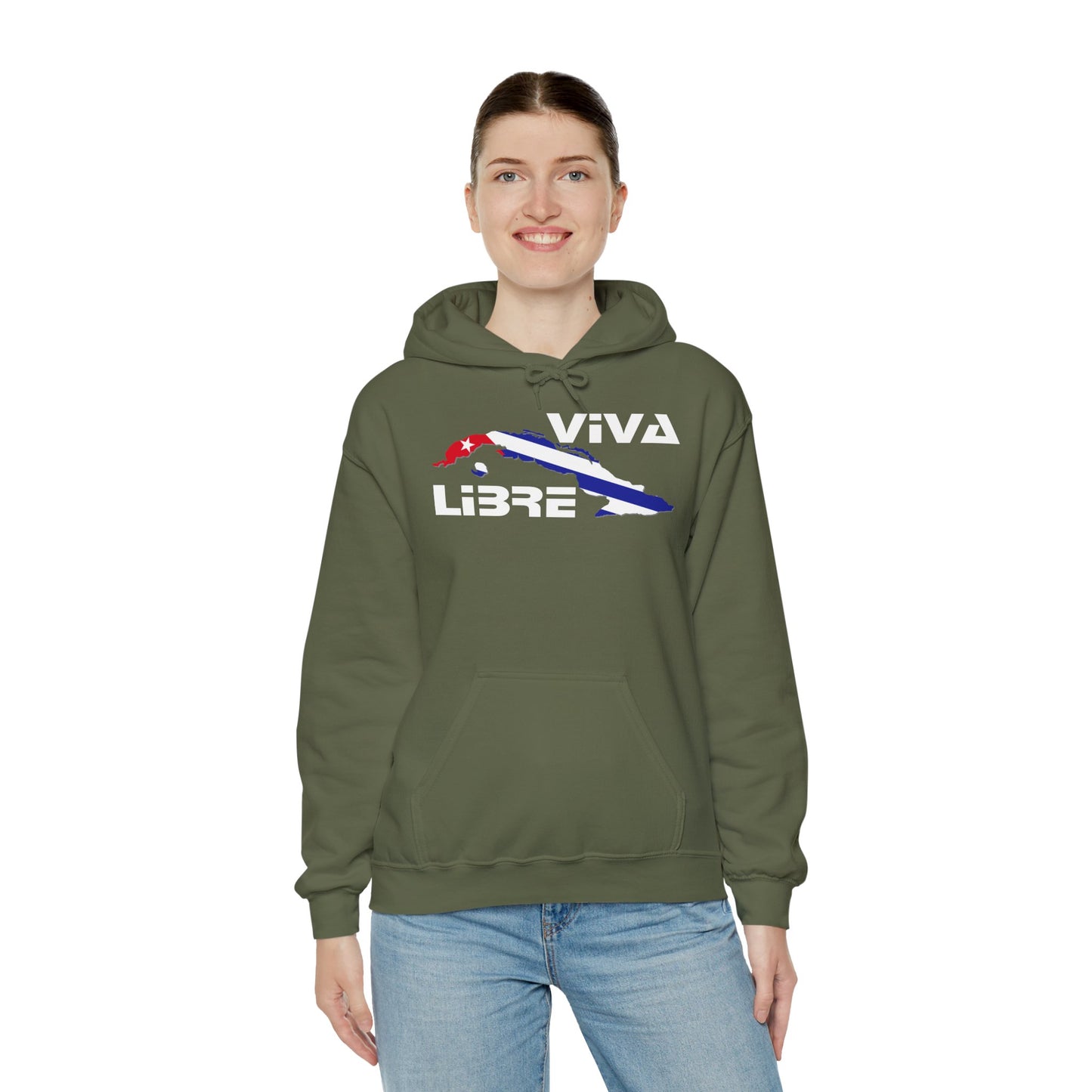Viva Cuba Libre Patriótico Hoodie