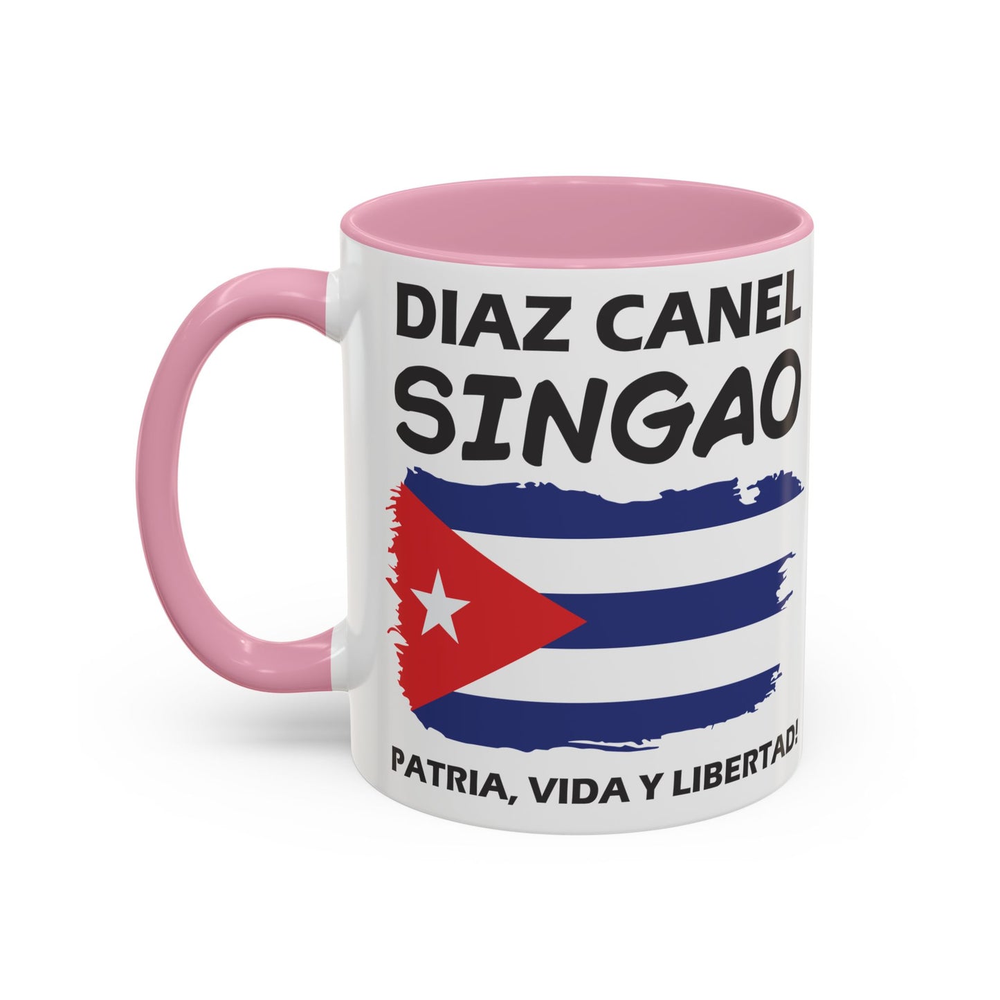 Díaz-Canel Singao Patriótica Taza