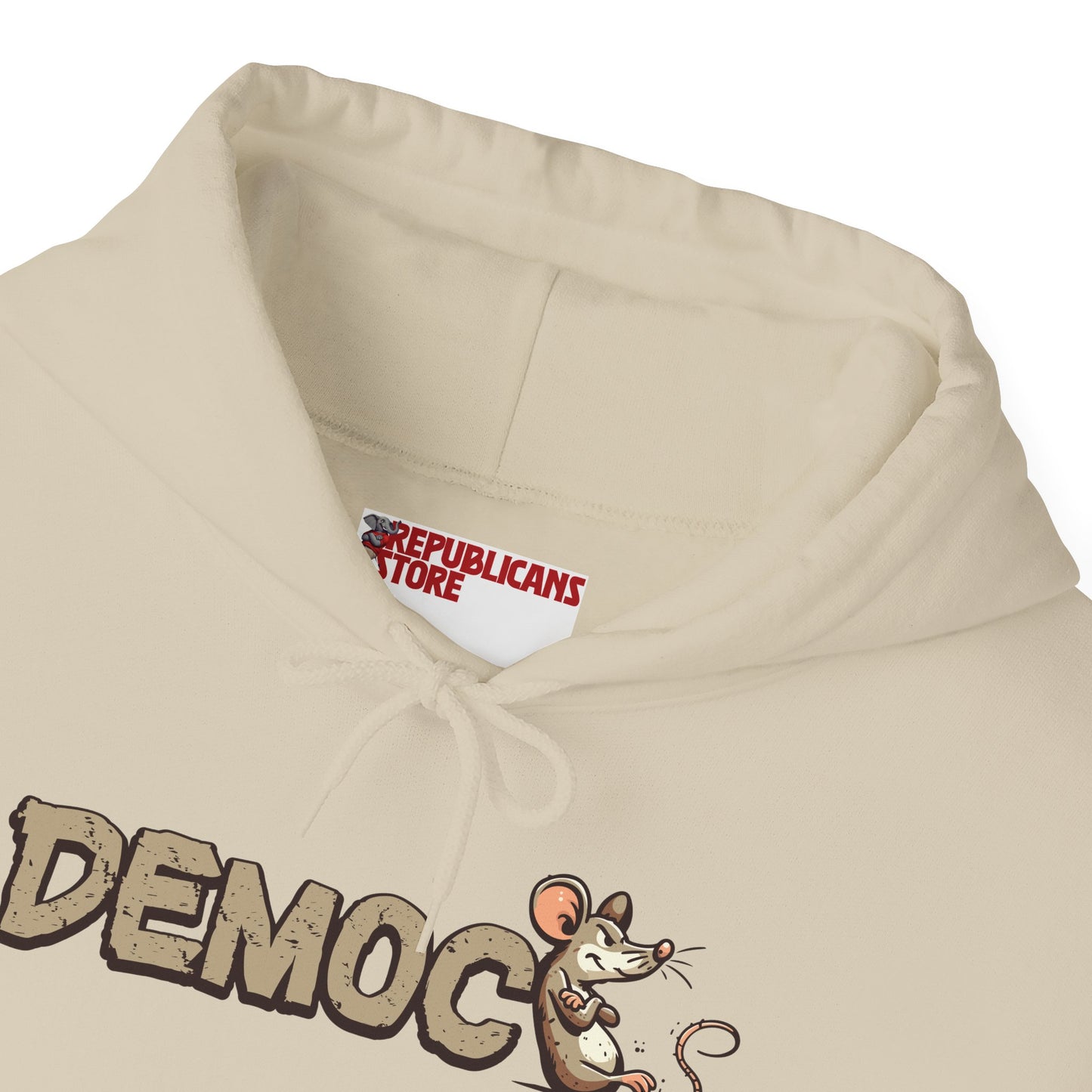 Democ-Rat Funny Political Hoodie