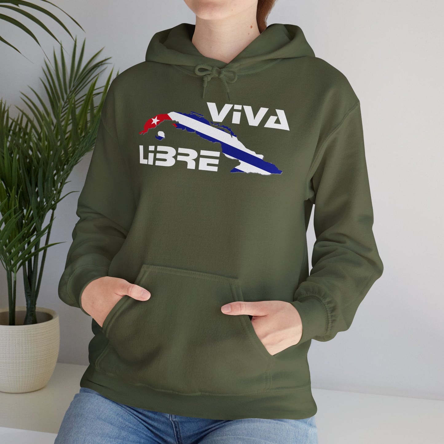 Viva Cuba Libre Patriótico Hoodie