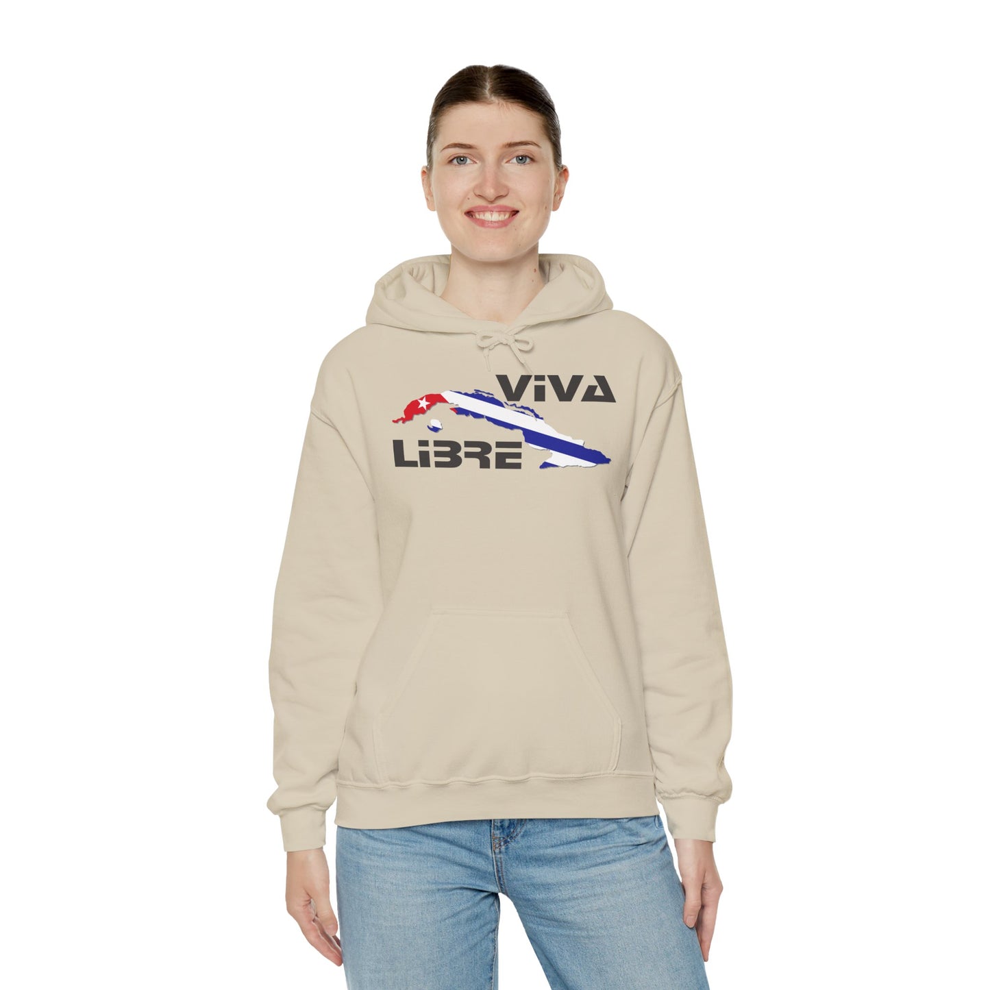 Viva Cuba Libre Patriótico Hoodie