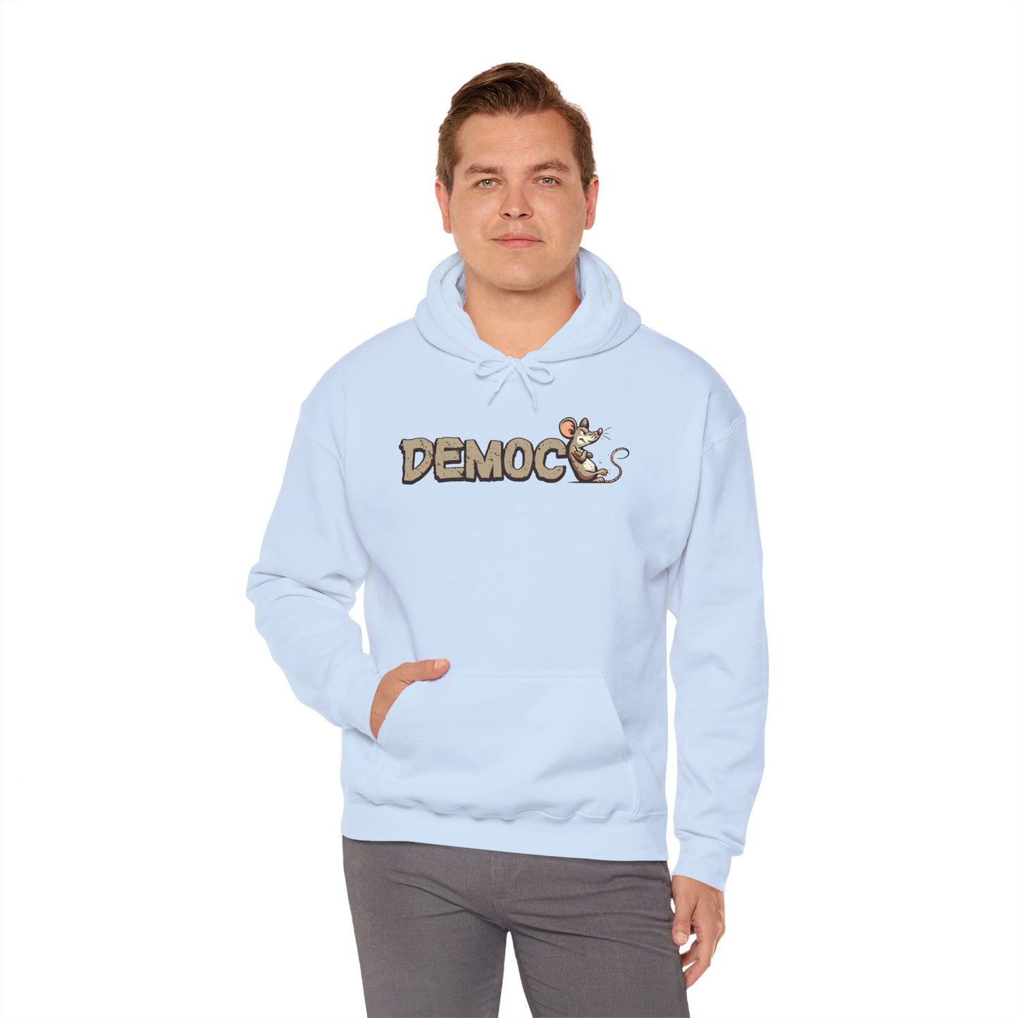 Democ-Rat Funny Political Hoodie