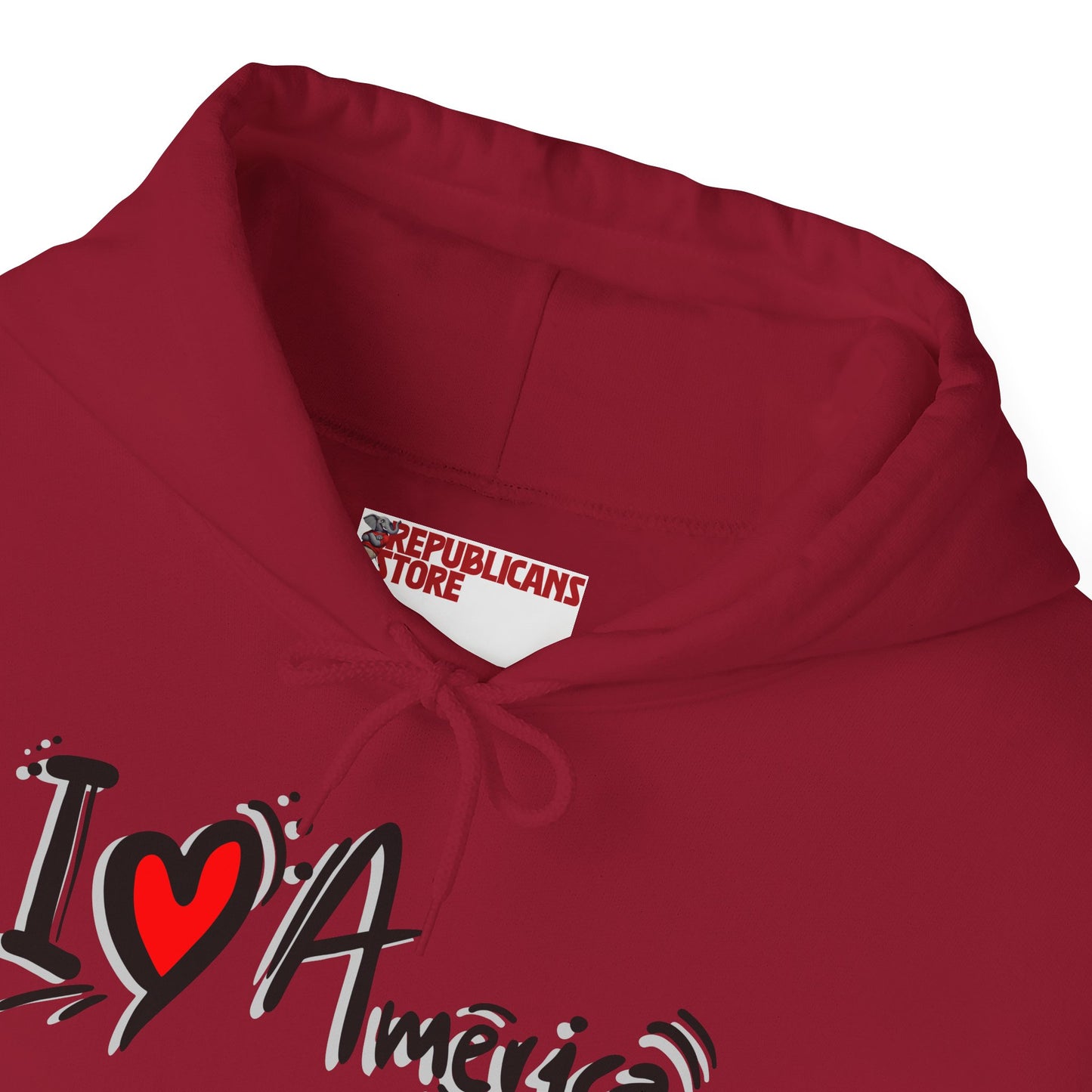 I Love America Unisex Hoodie Sweatshirt