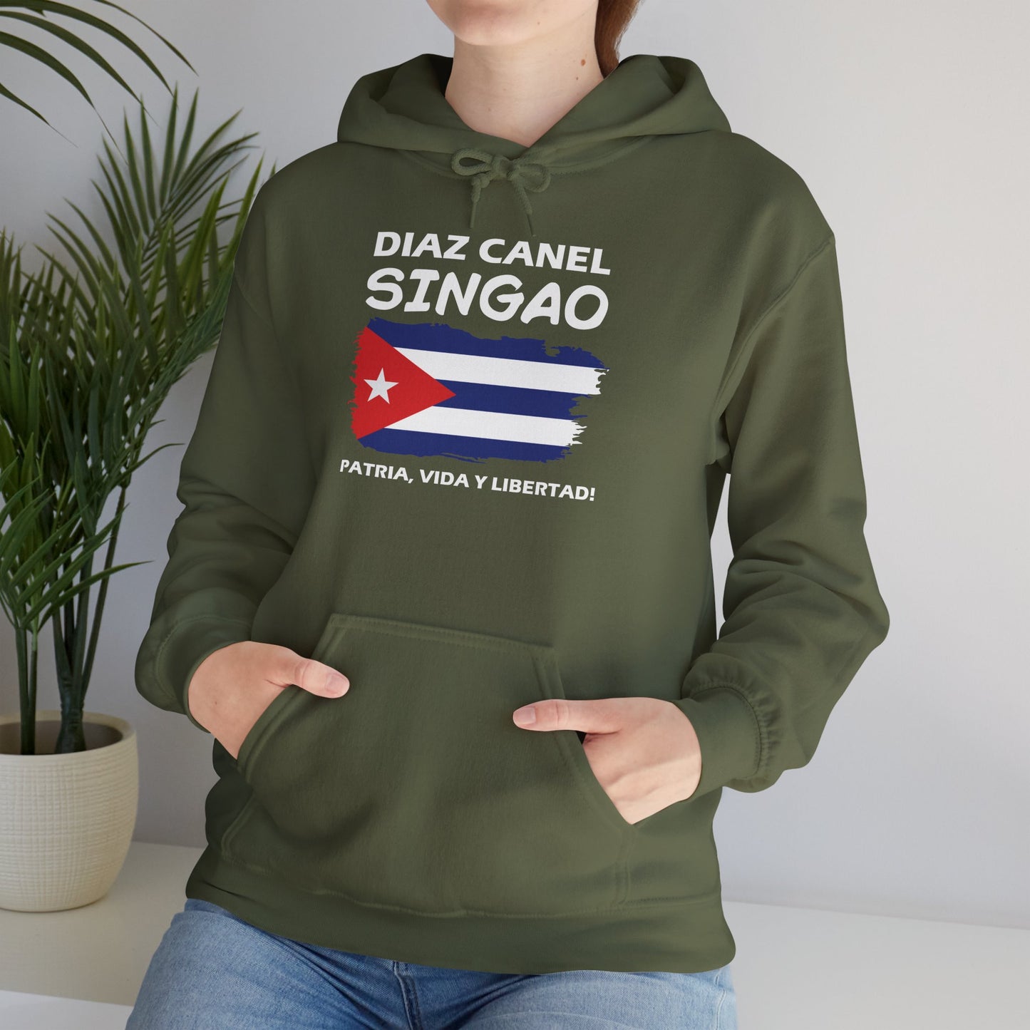 Díaz Canel Singao Patriótico Hoodie