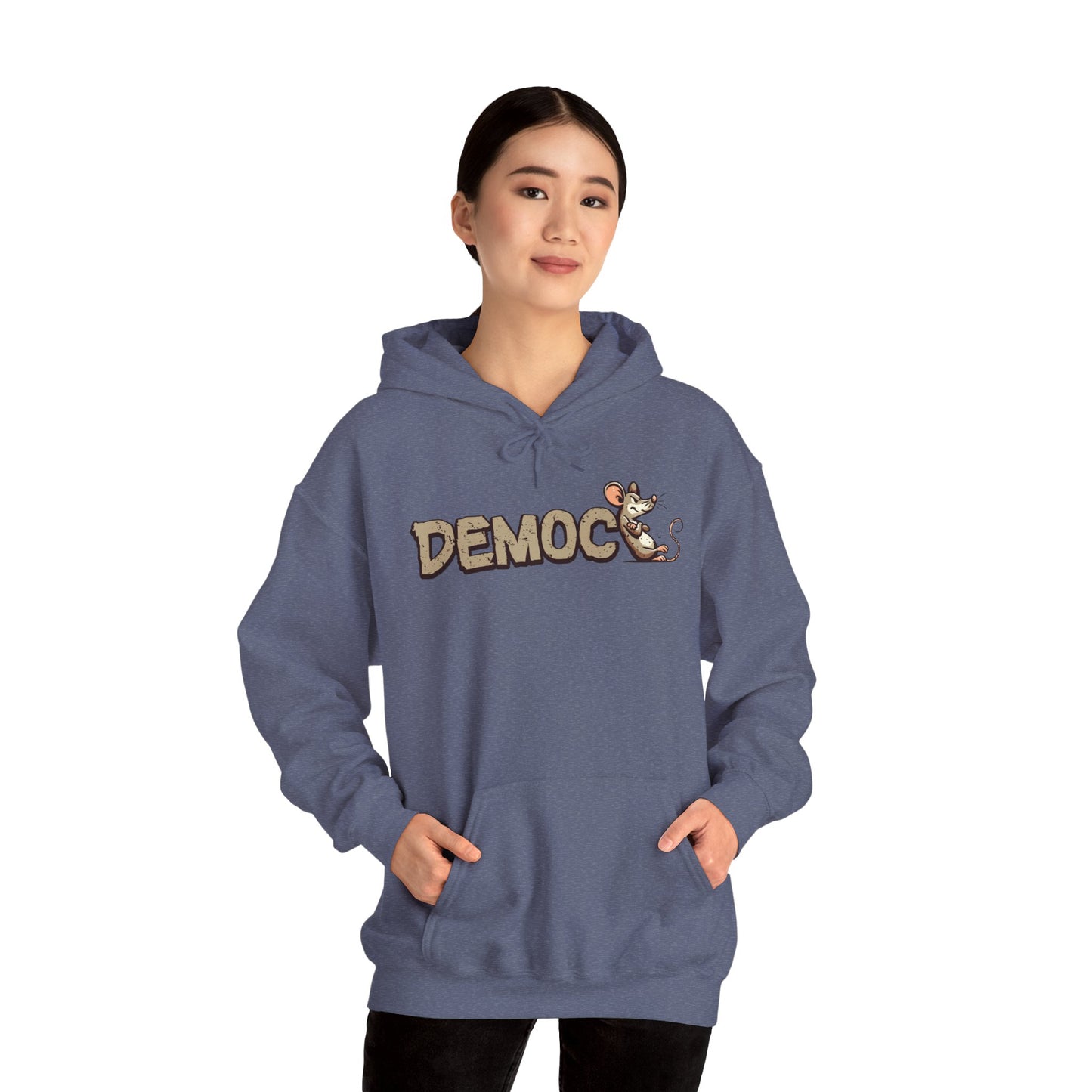 Democ-Rat Funny Political Hoodie