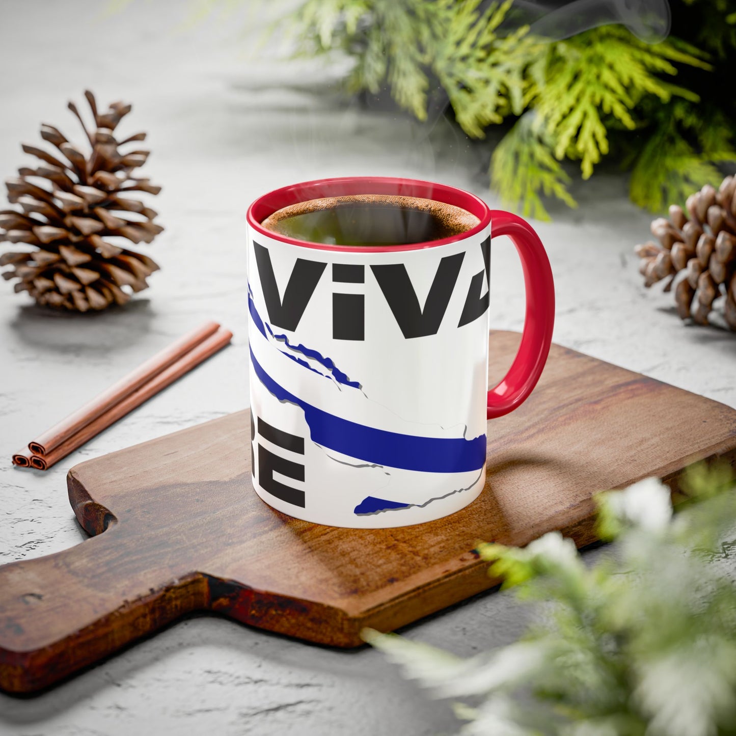 Viva Cuba Libre Patriótica Taza