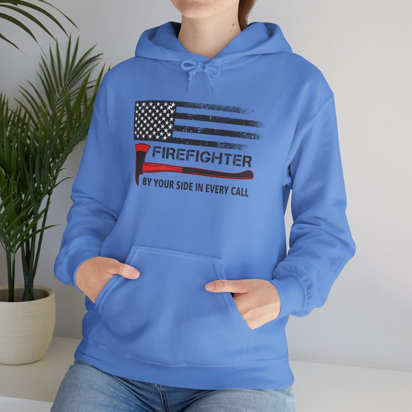 Firefighter Pride Hoodie – By Your Side in Every Call