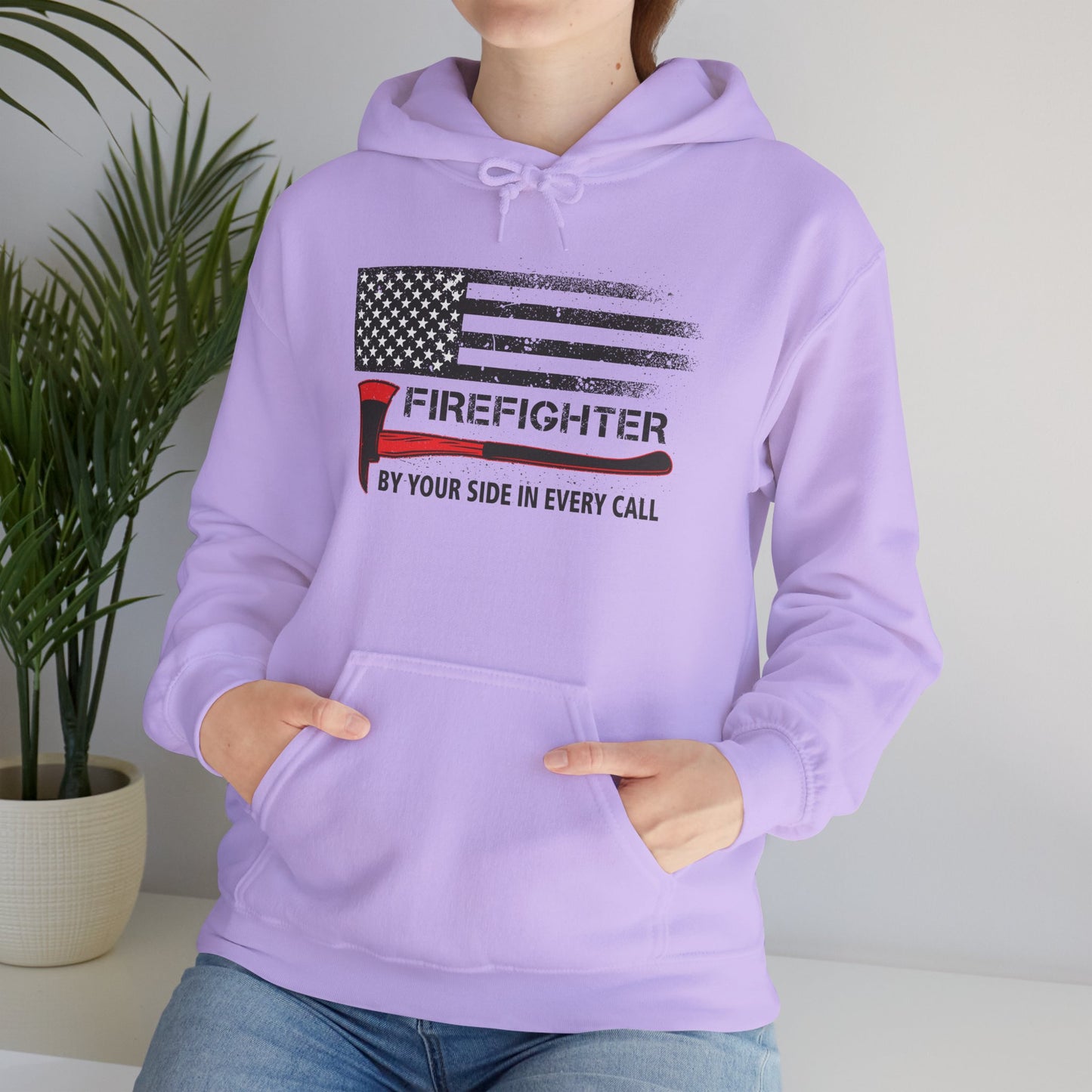 Firefighter Pride Hoodie – By Your Side in Every Call