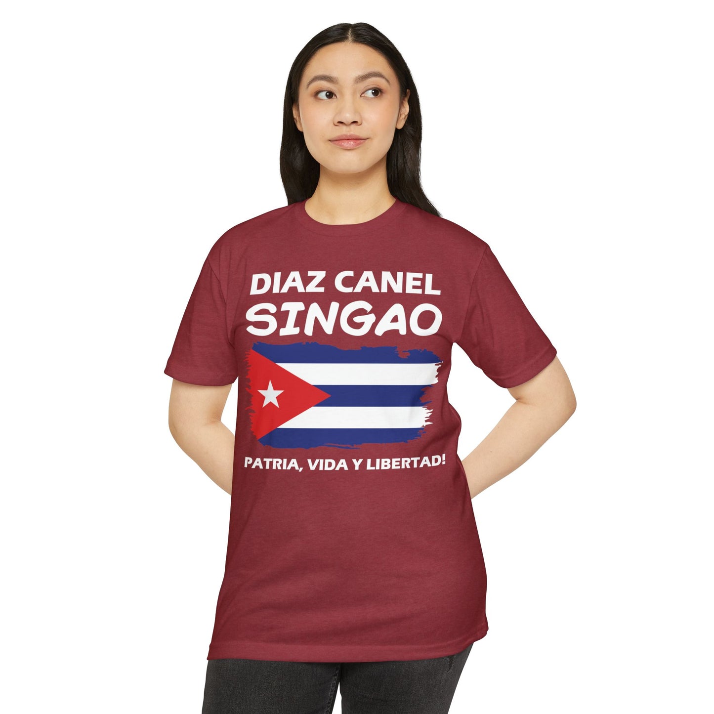 Díaz-Canel Singao Patriótica Camiseta