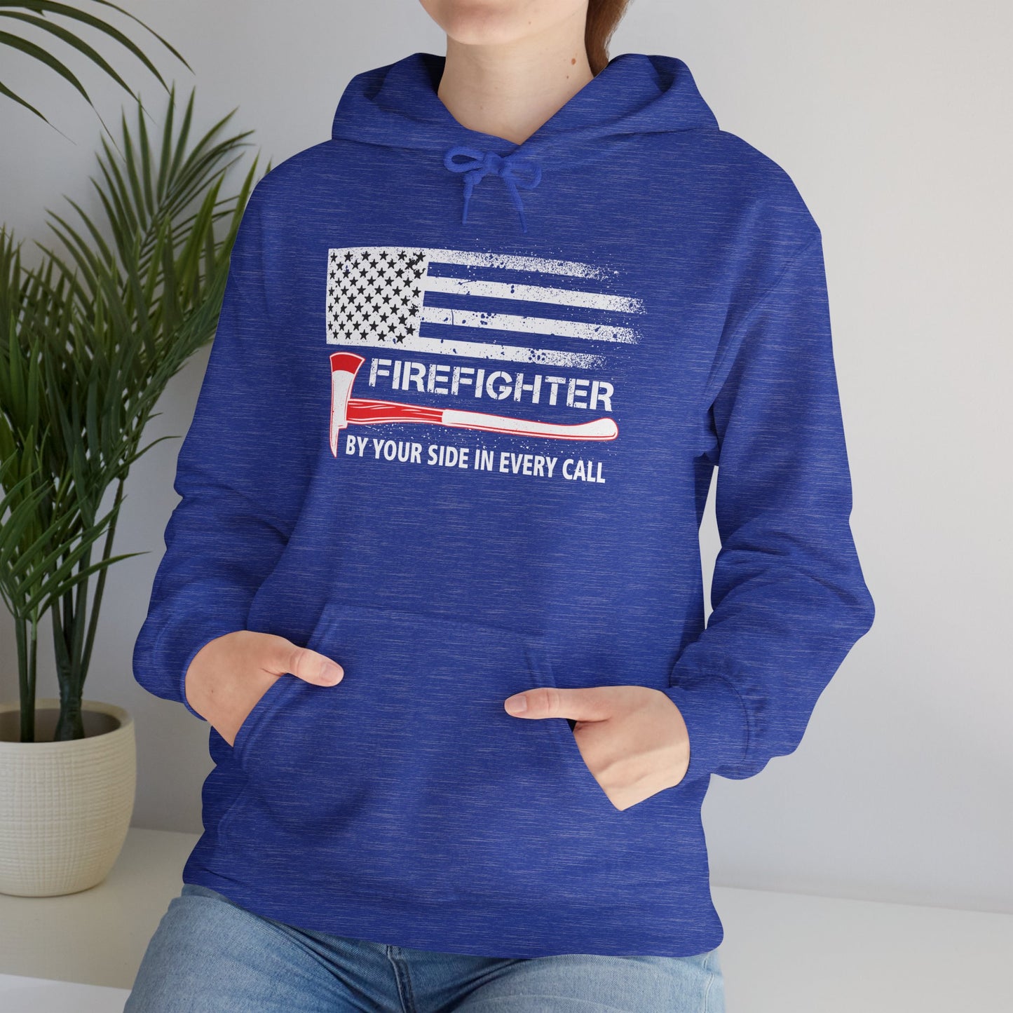 Firefighter Pride Hoodie – By Your Side in Every Call