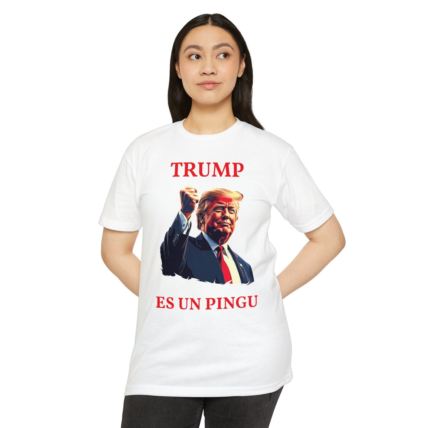 Trump es un Pingú Patriótica Camiseta