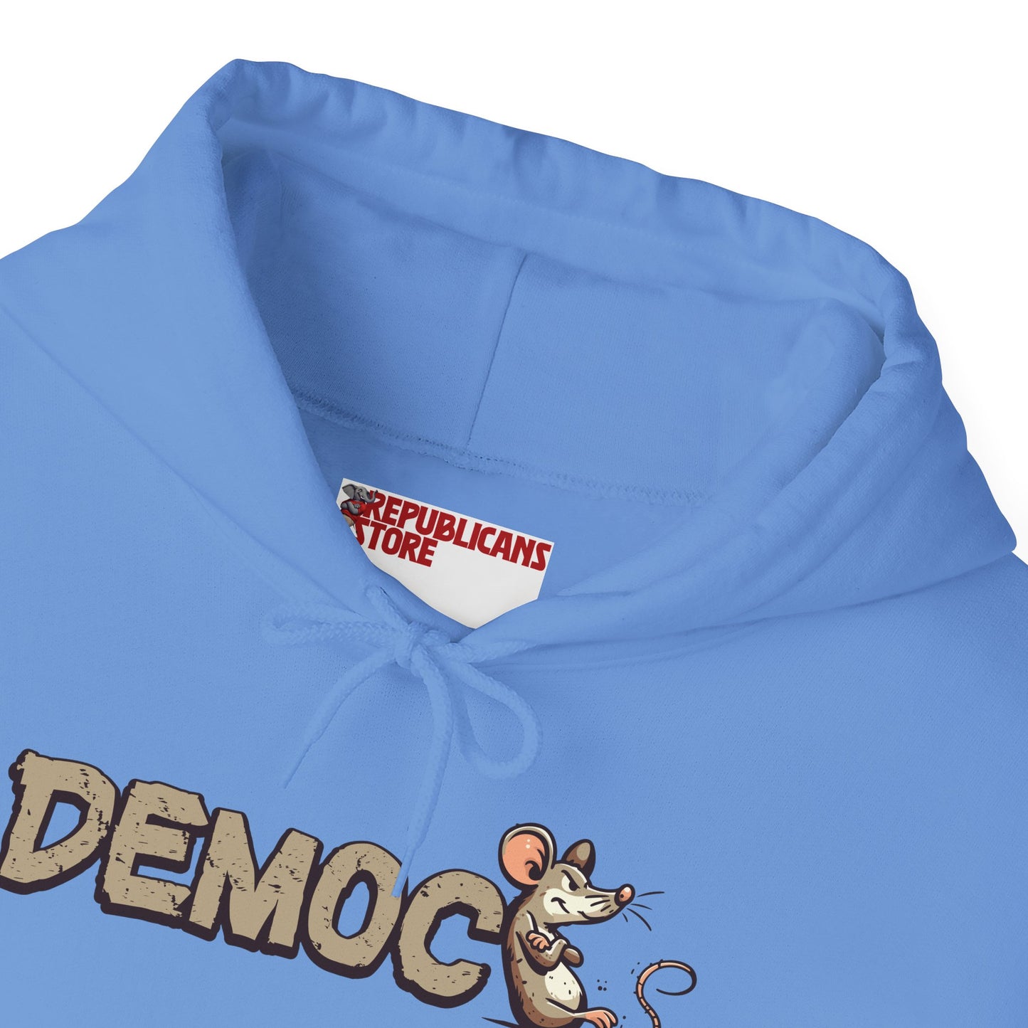 Democ-Rat Funny Political Hoodie