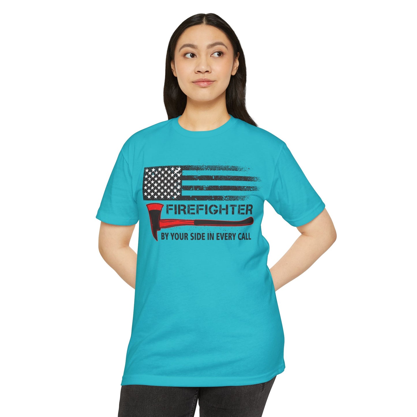 Firefighter Pride T-Shirt – By Your Side in Every Call