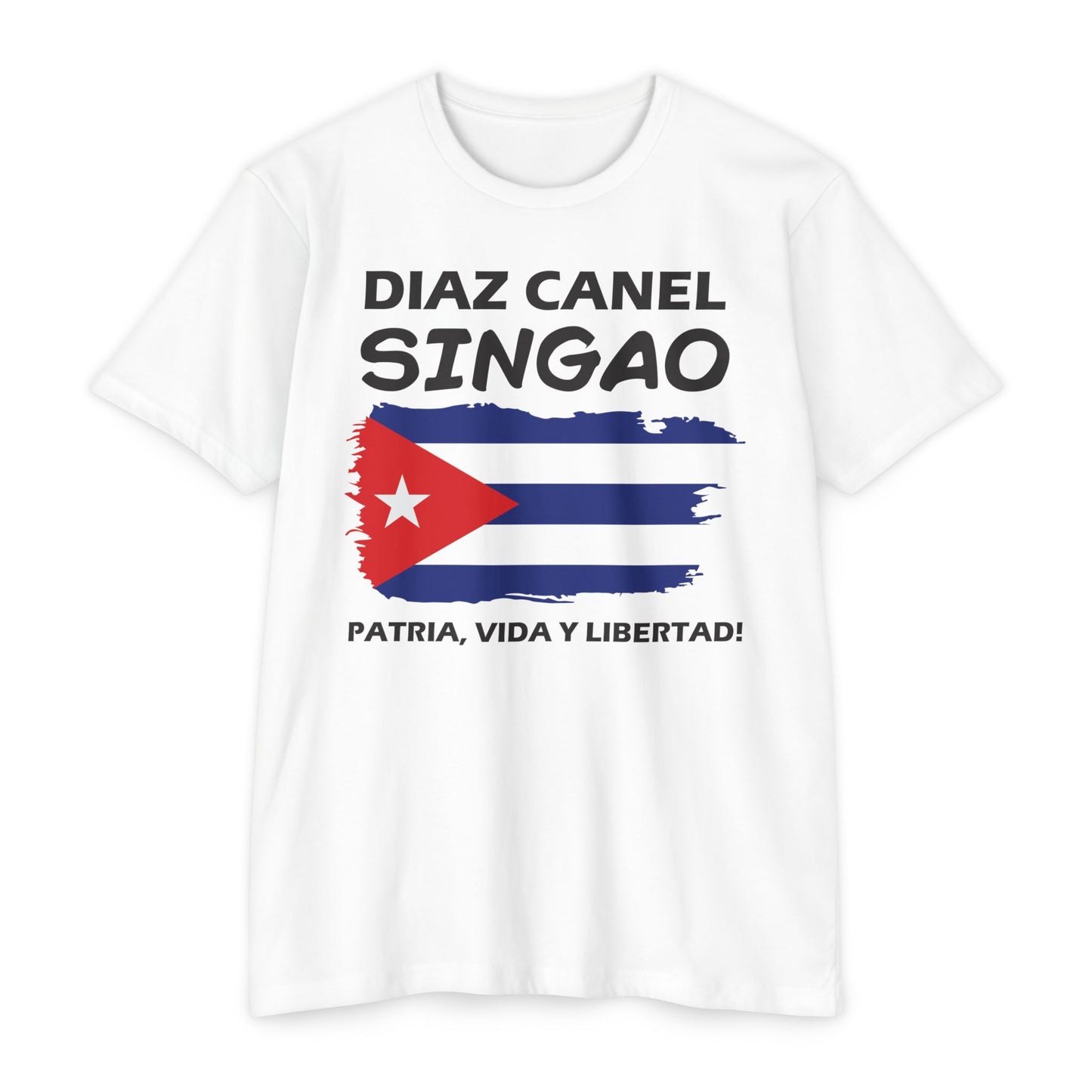 Díaz-Canel Singao Patriótica Camiseta