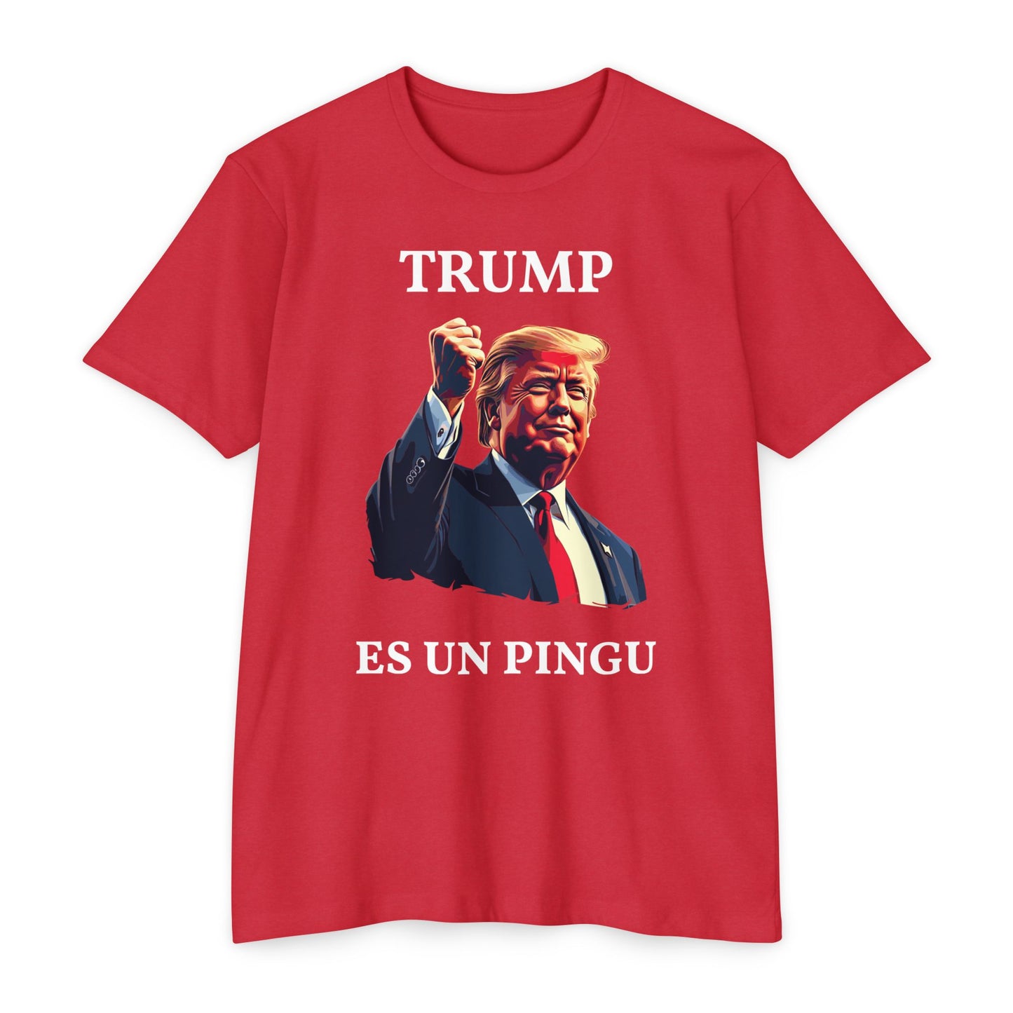Trump es un Pingú Patriótica Camiseta