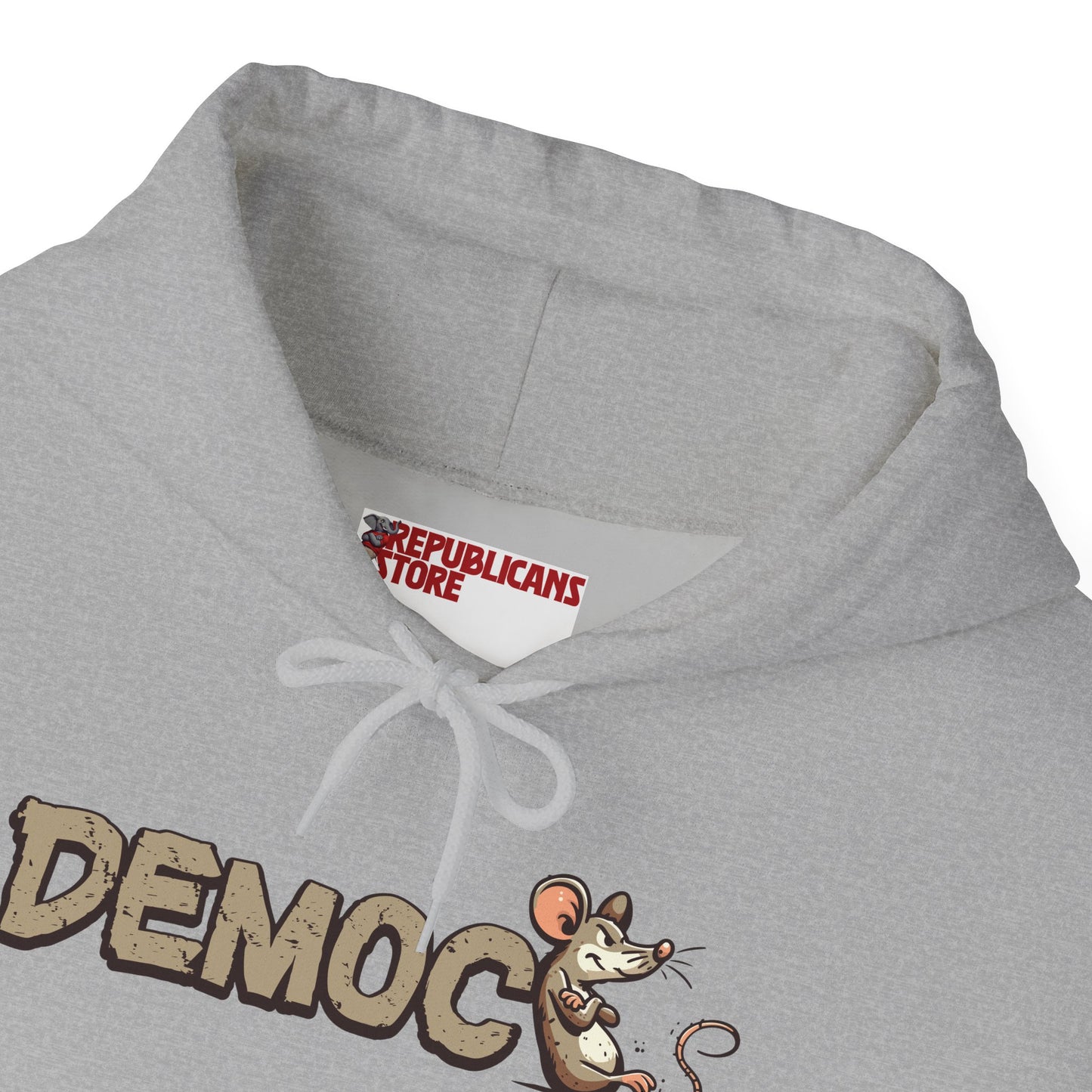 Democ-Rat Funny Political Hoodie