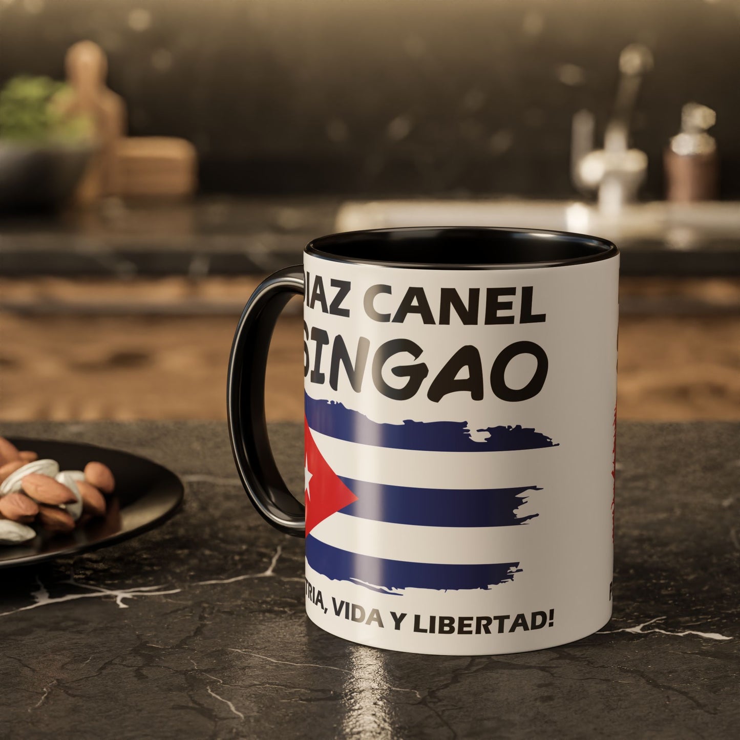 Díaz-Canel Singao Patriótica Taza