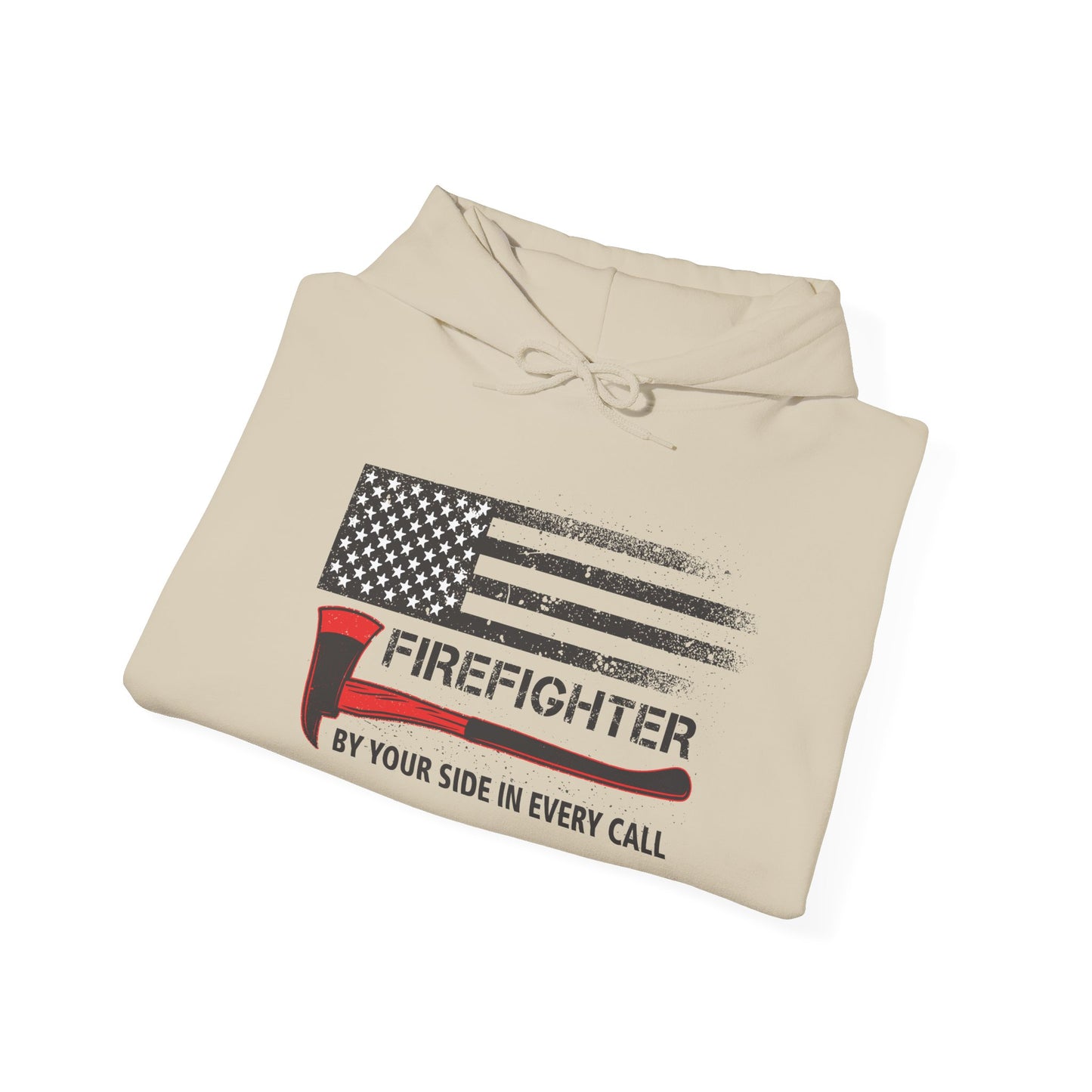 Firefighter Pride Hoodie – By Your Side in Every Call
